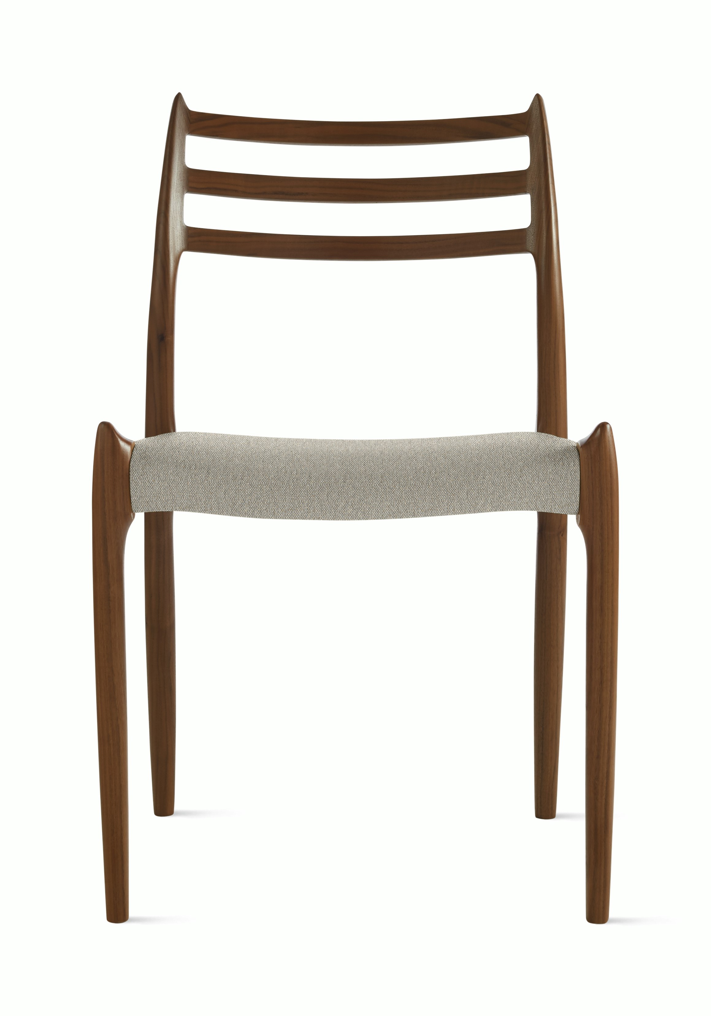 Moller Model 78 Side Chair with Leather Seat