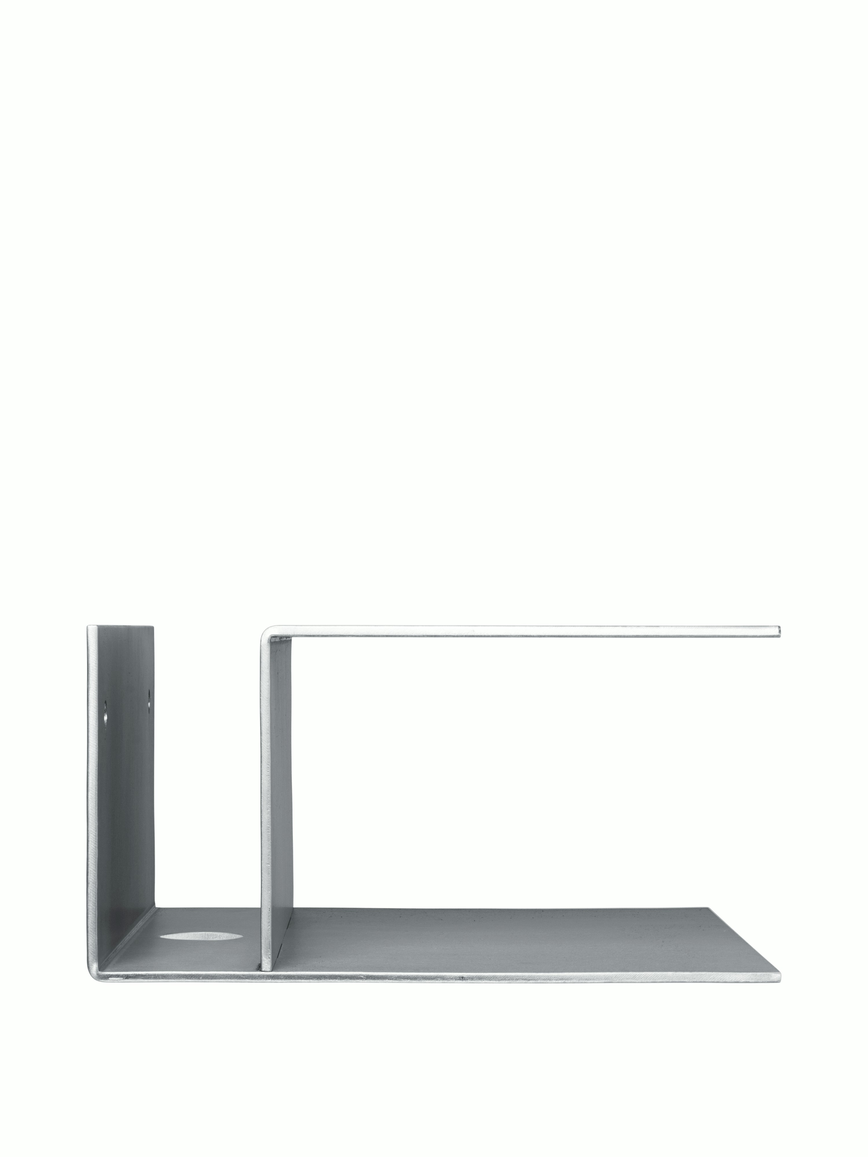 Lager Bedside Table - Aluminium