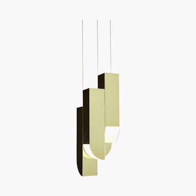 Cora Pendant - 4 Light, Polished Brass Cora Pendant - 4 Light, Polished Brass