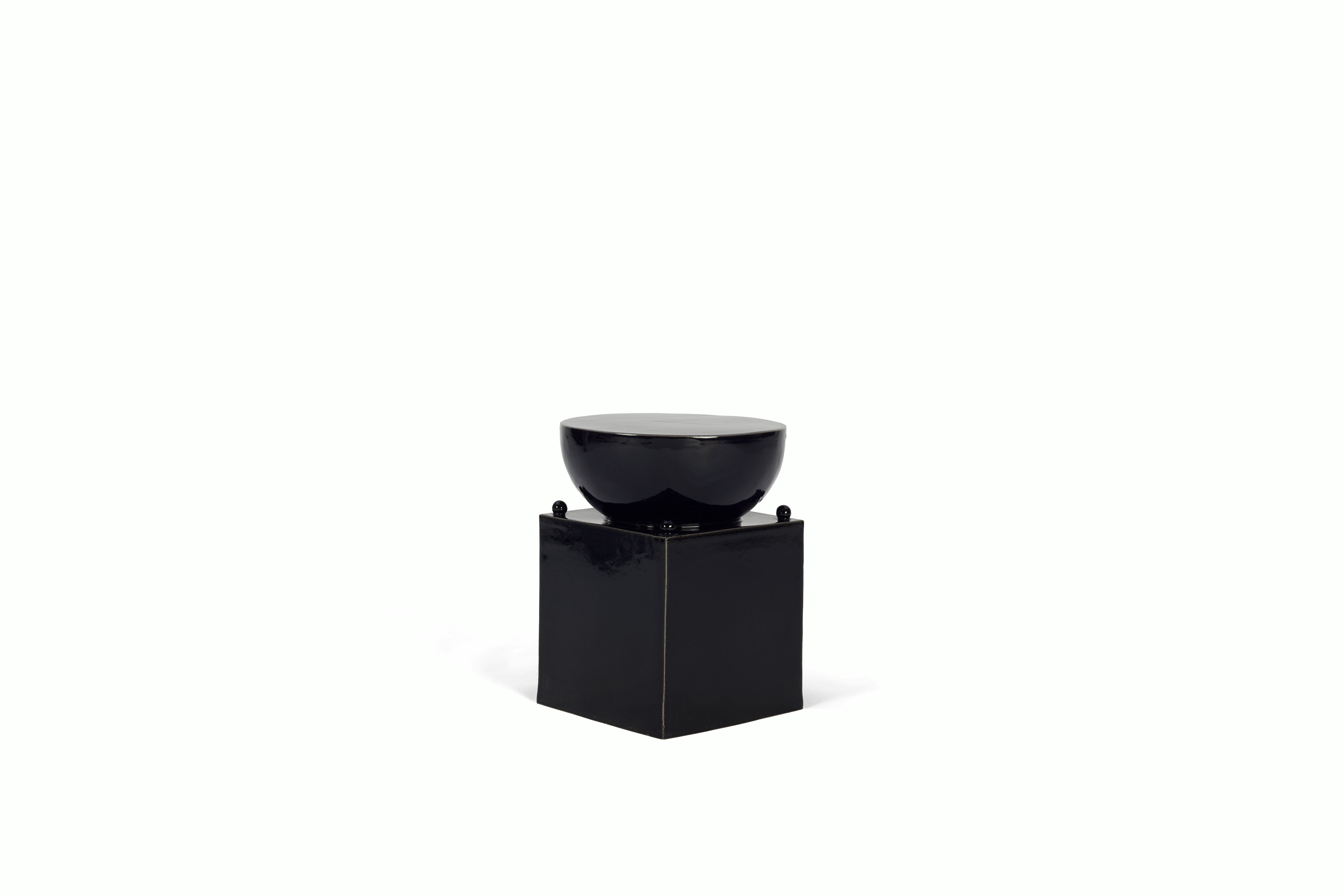 A Table No. II in midnight viewed from an angle.