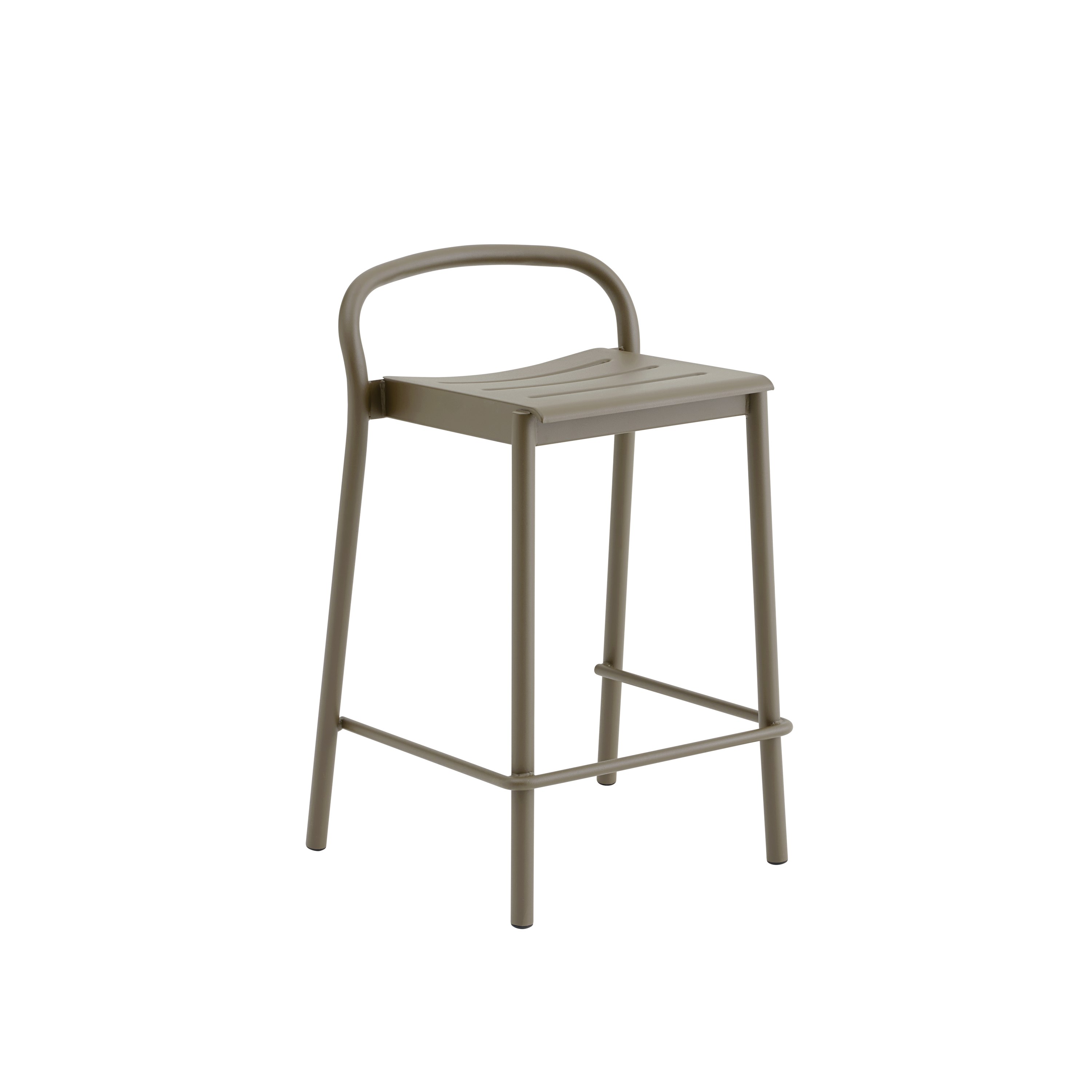Linear Steel Counter Stool