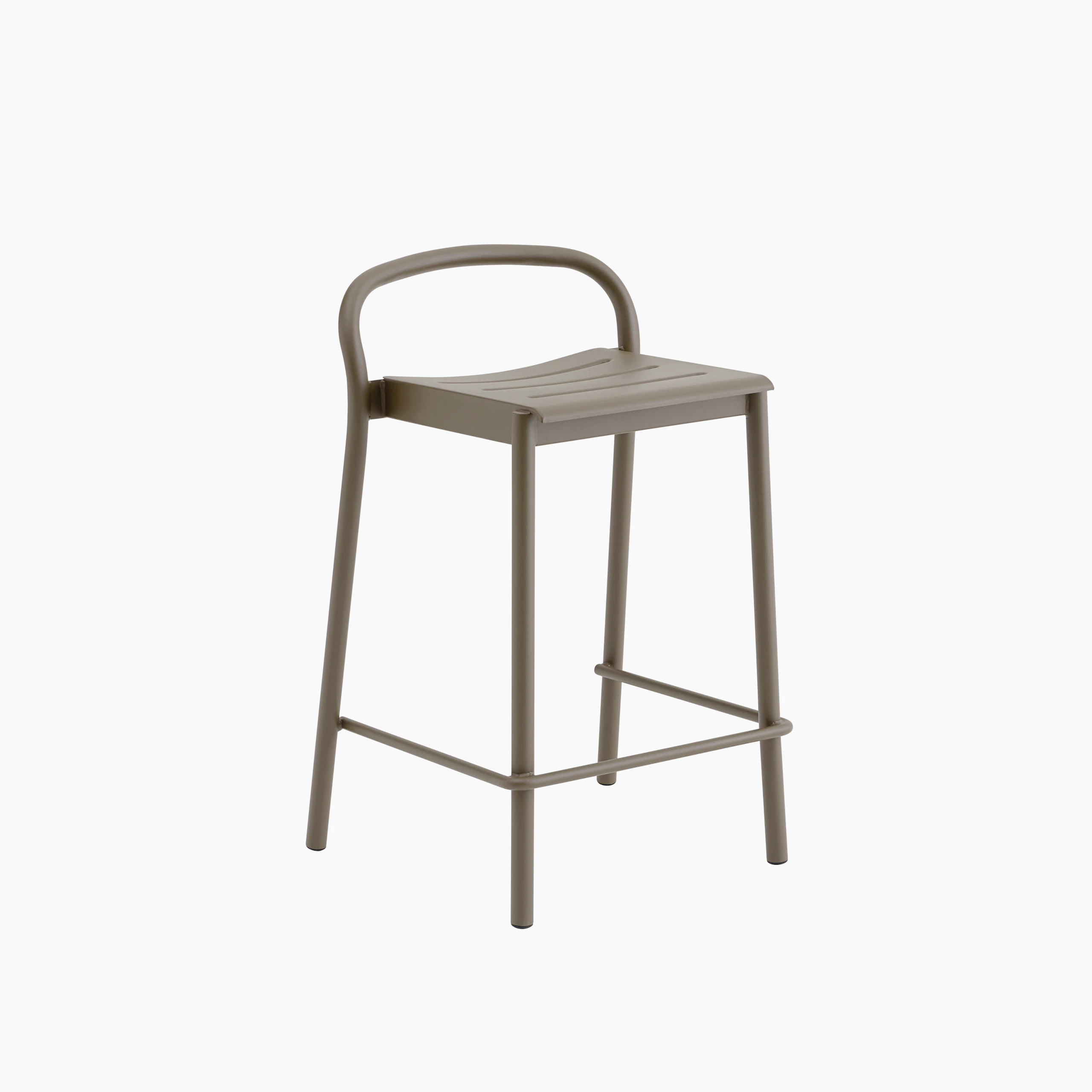 Linear Steel Counter Stool