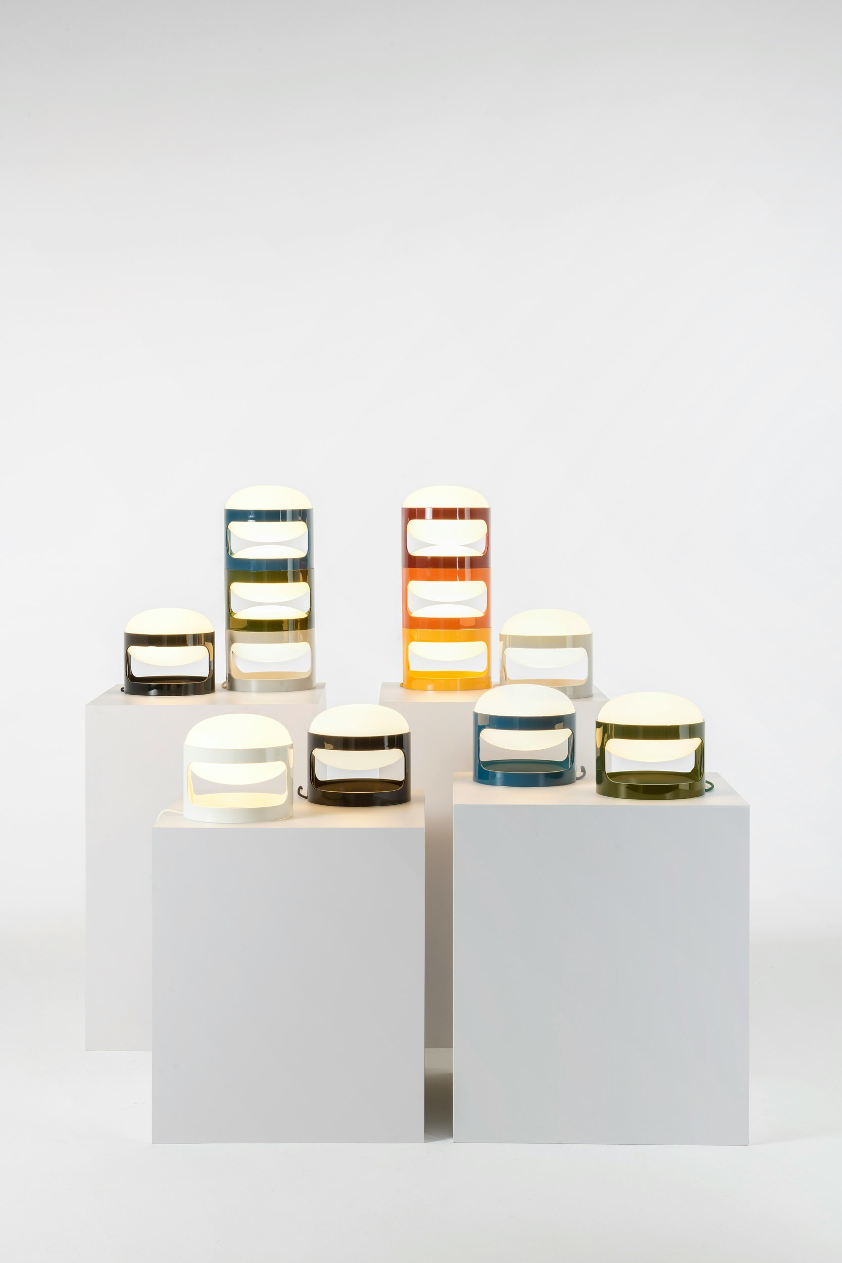 An environmental shot of KD28 Table Lamp in Mustard.