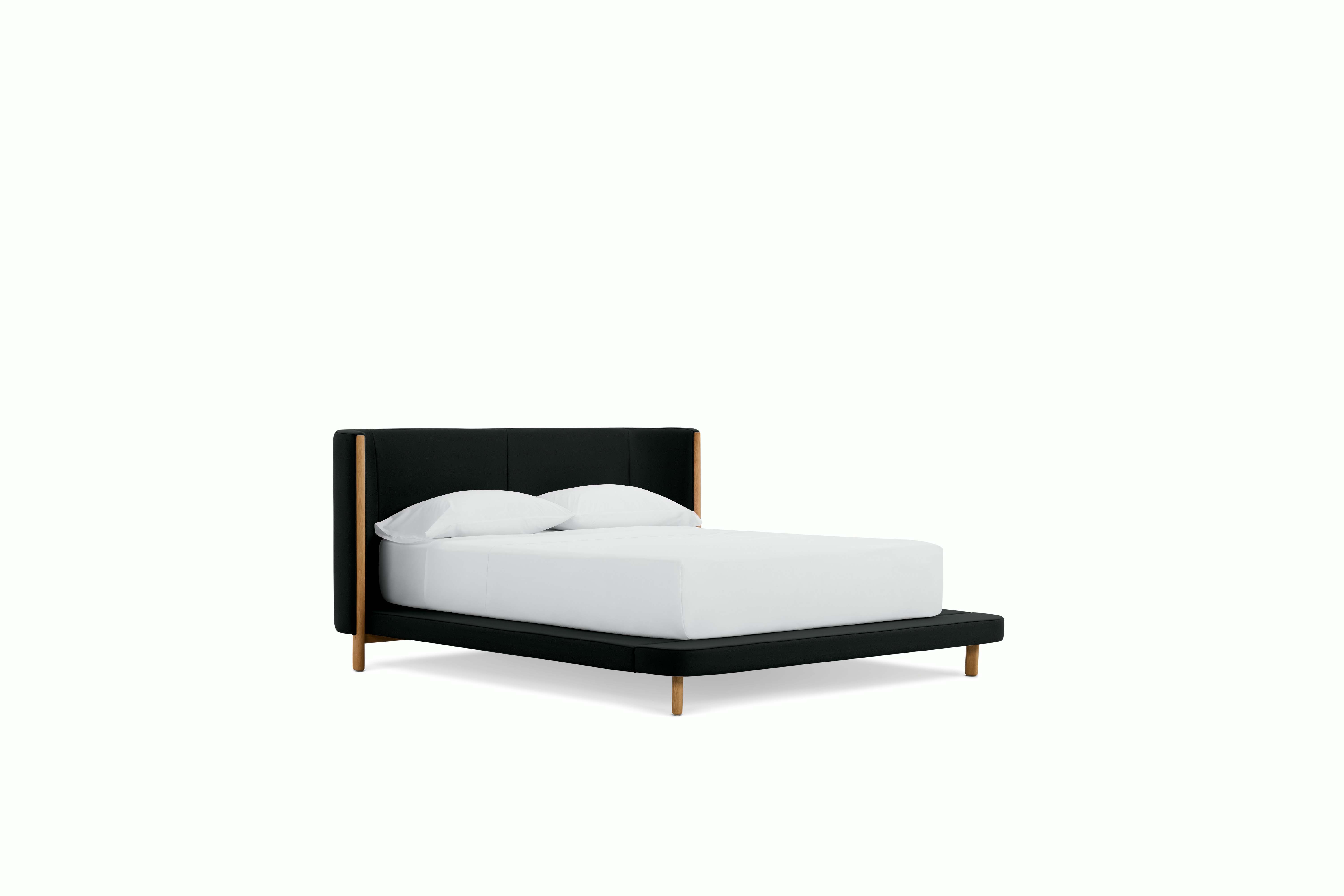 Emmy Bed - Tall in Oak and Raise Black