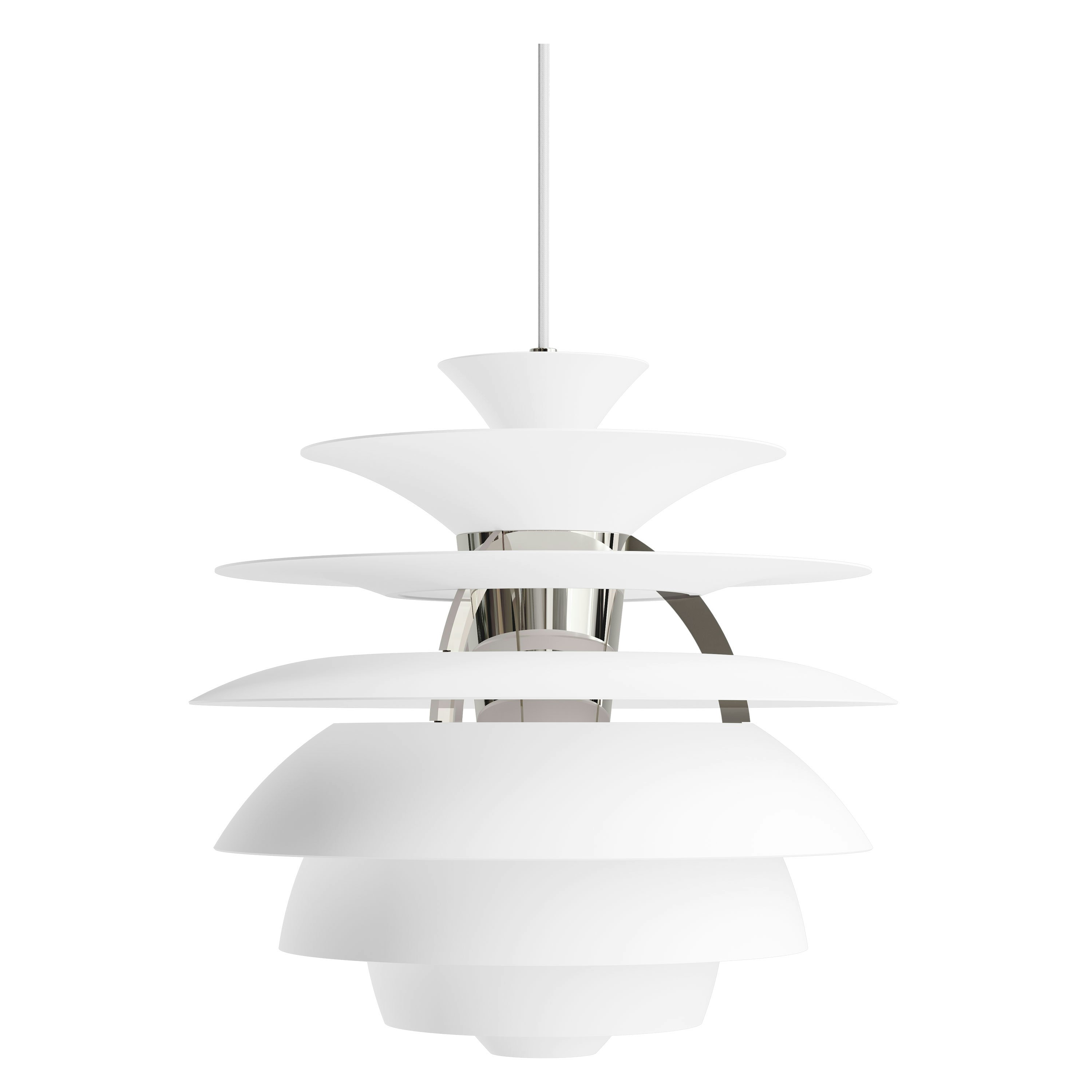 Snowball Pendant Lamp - Soft White / Chrome