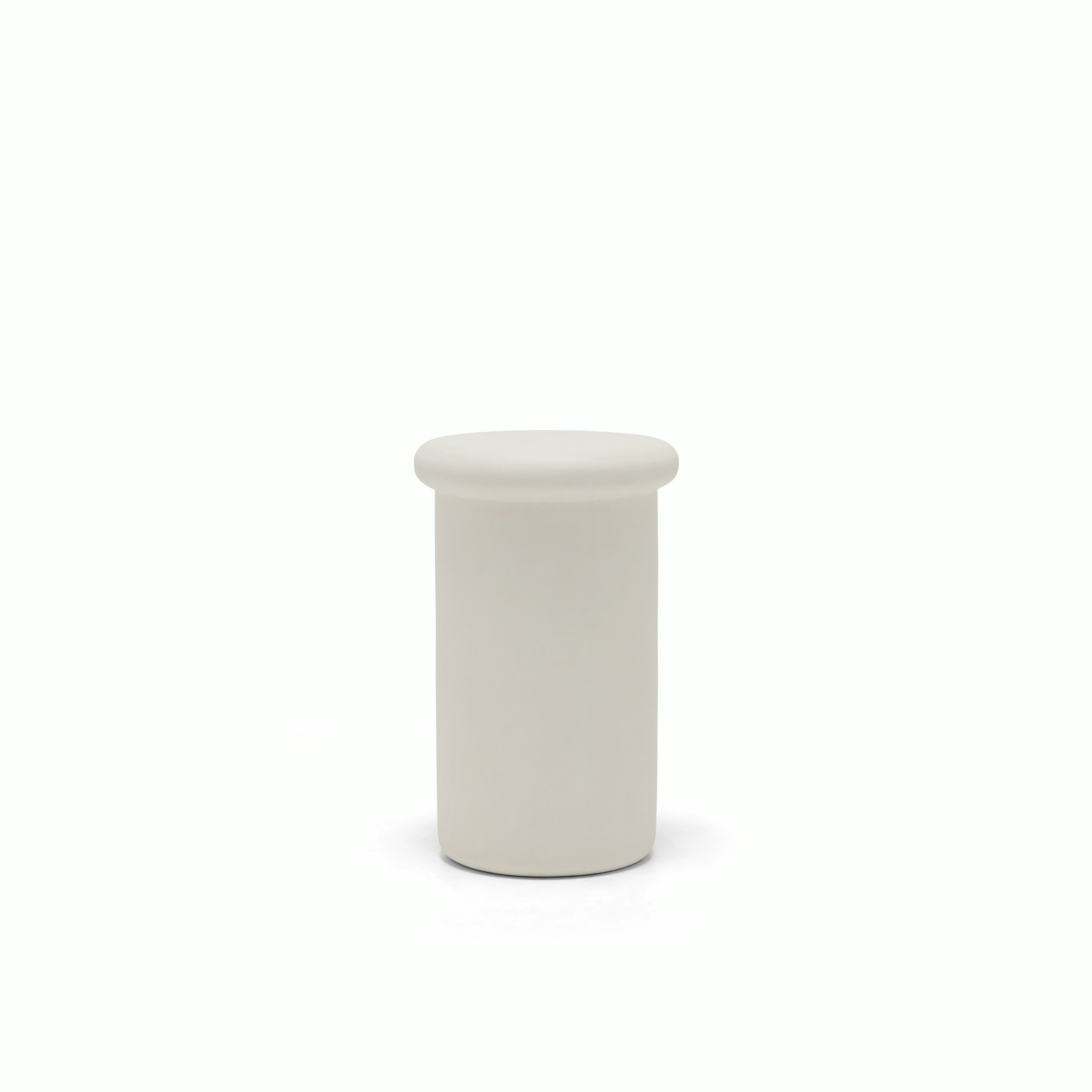 Earth Outdoor Cocktail Table in Concrete Husk