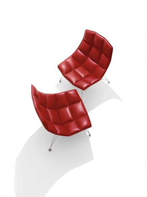 Jehs+Laub Lounge Chair in leather