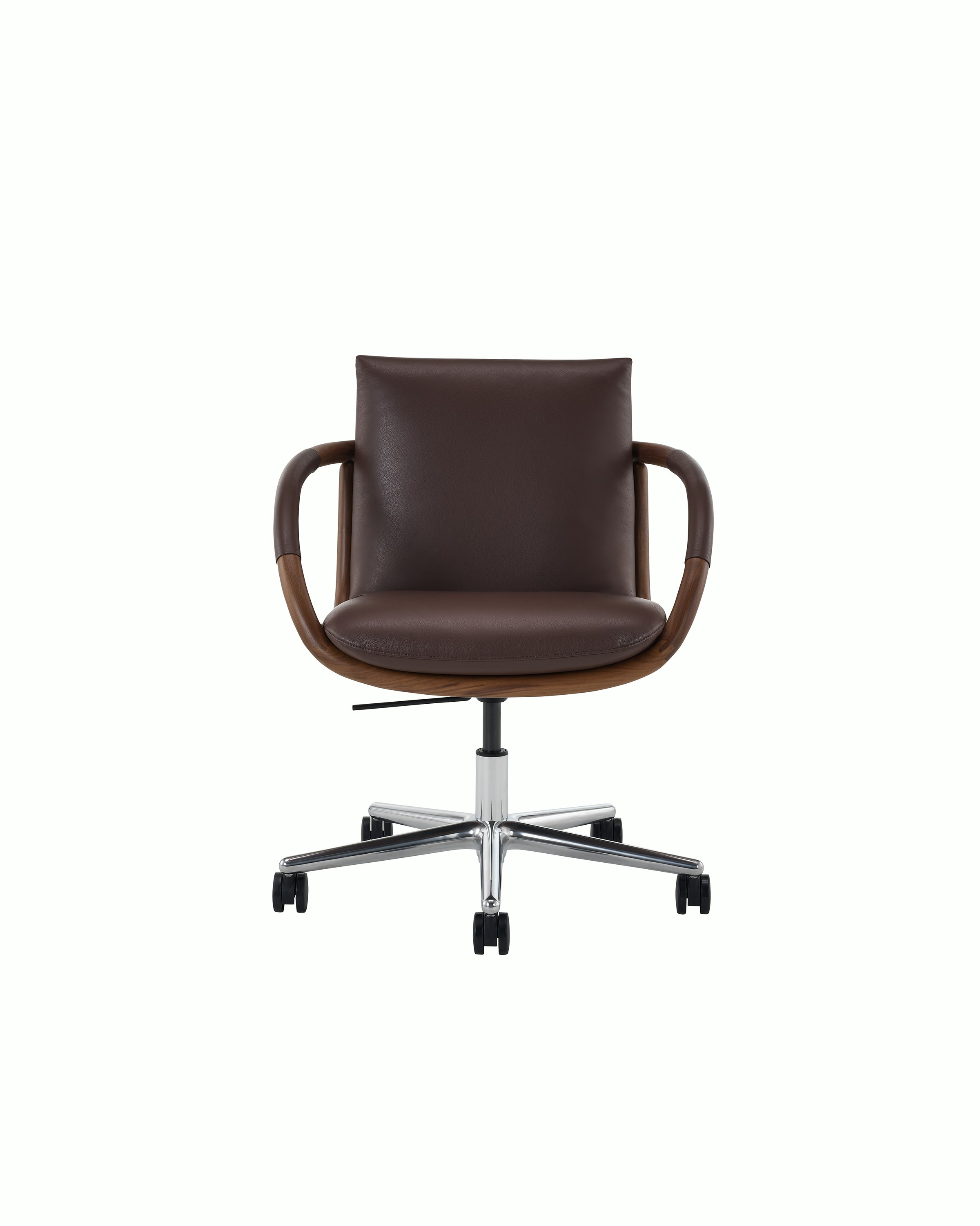 Full Loop Office Chair with Five Star Base on Casters.