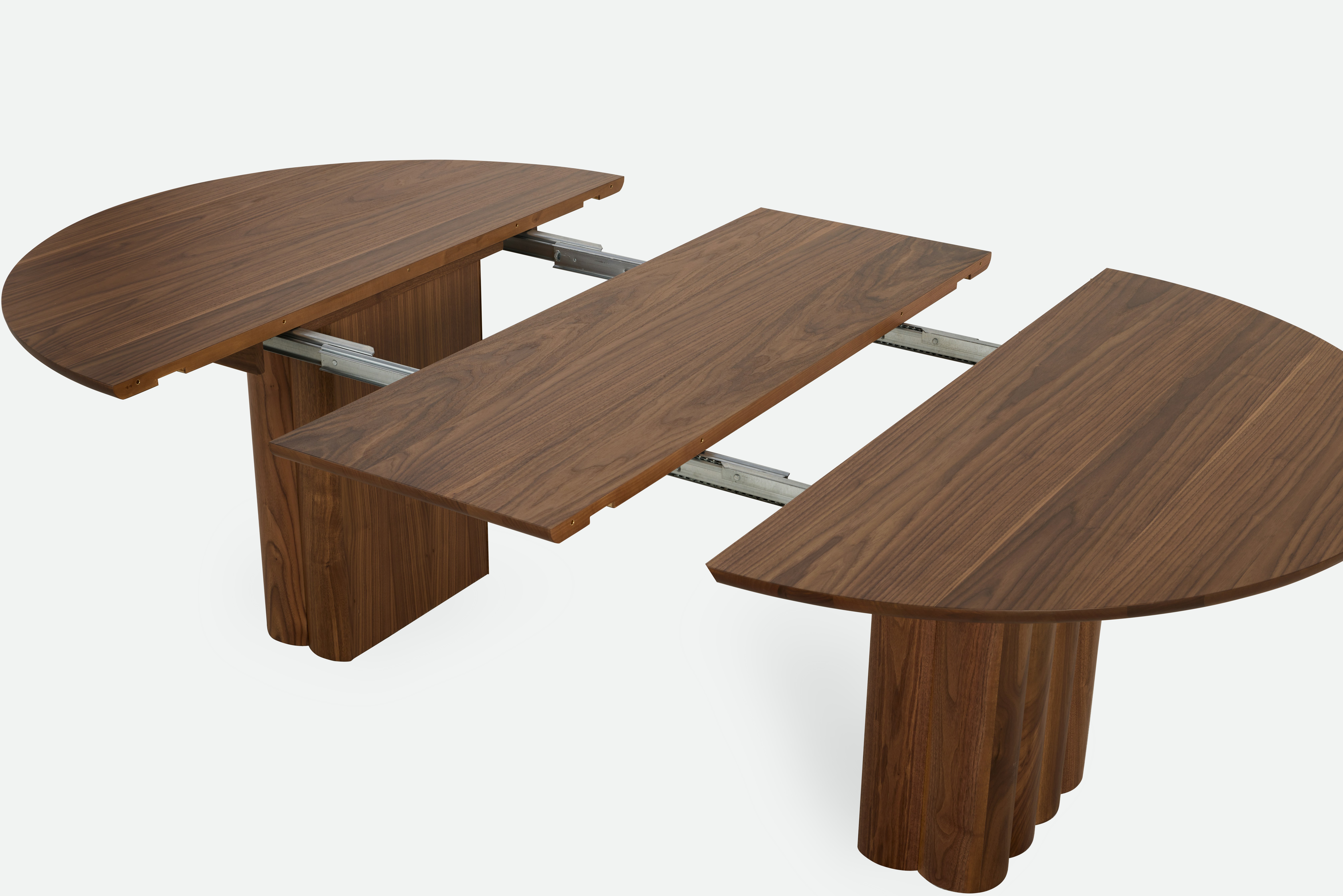 Plush Extension Dining Table - walnut