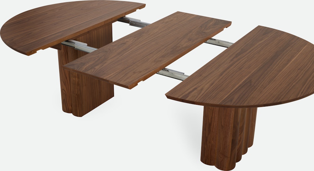 Plush Extension Dining Table - walnut