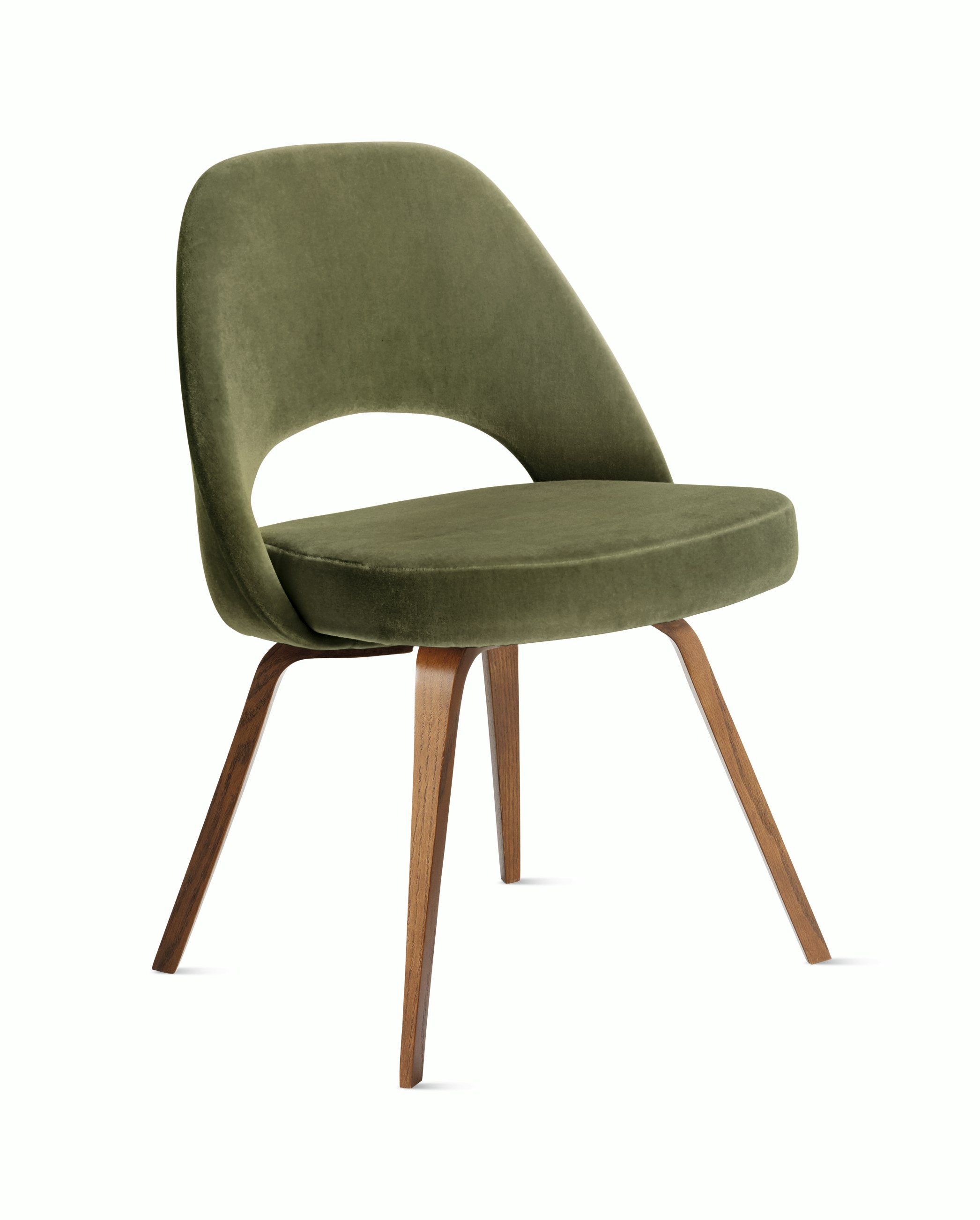 Saarinen Executive Side Chair with Wood Legs