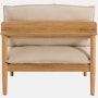 Terassi Armless Single Seat Module - Papyrus, FSC Certified