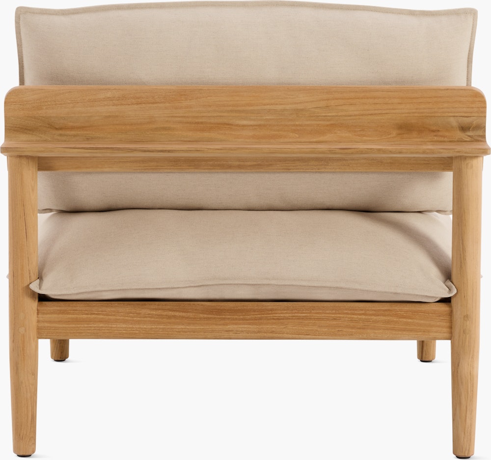 Terassi Armless Single Seat Module - Papyrus, FSC Certified