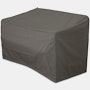 Palissade Dining Bench Cover - with arms,  graphite