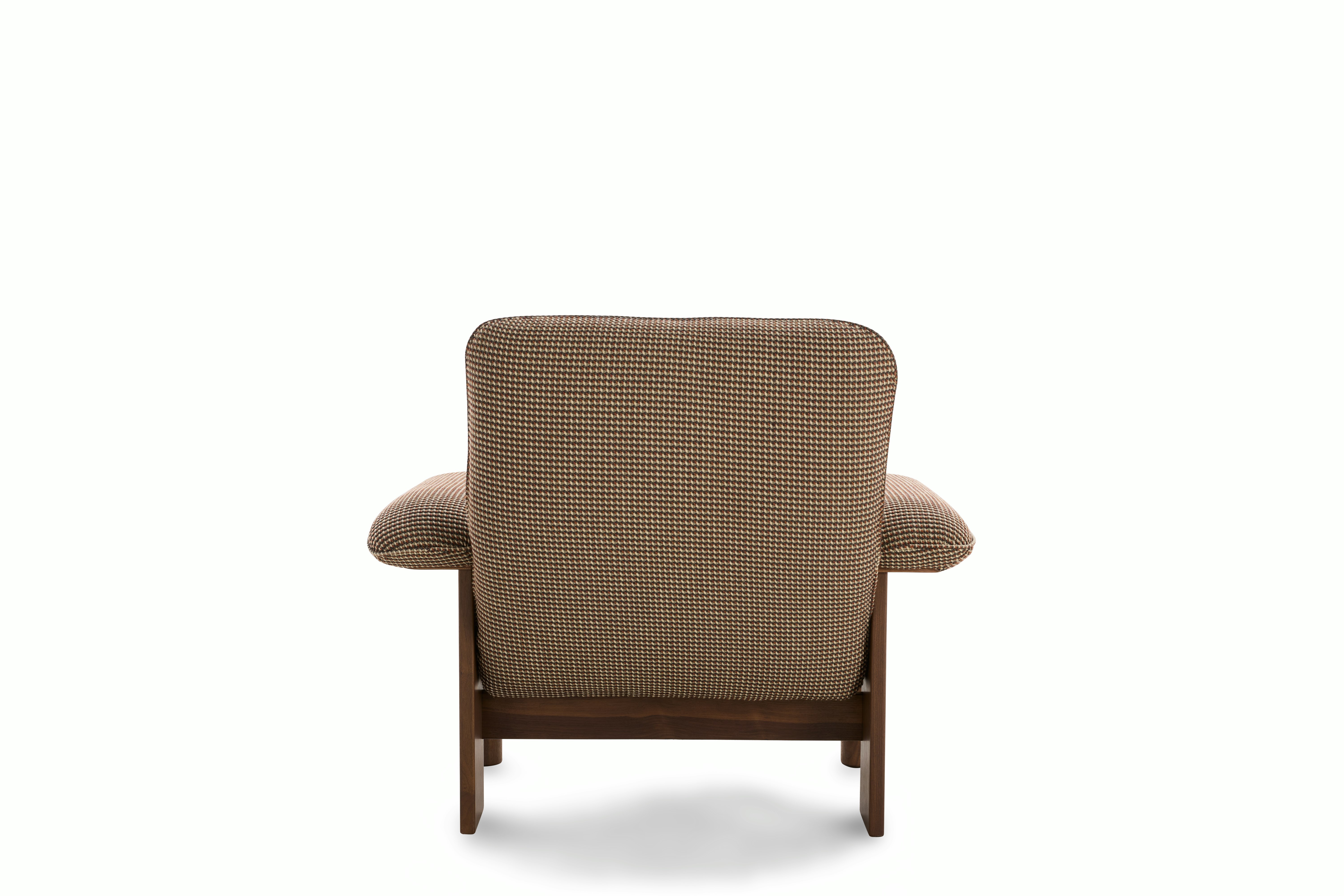 Brasilia Lounge Chair - High Back, Oxbow, Tilage, Walnut
