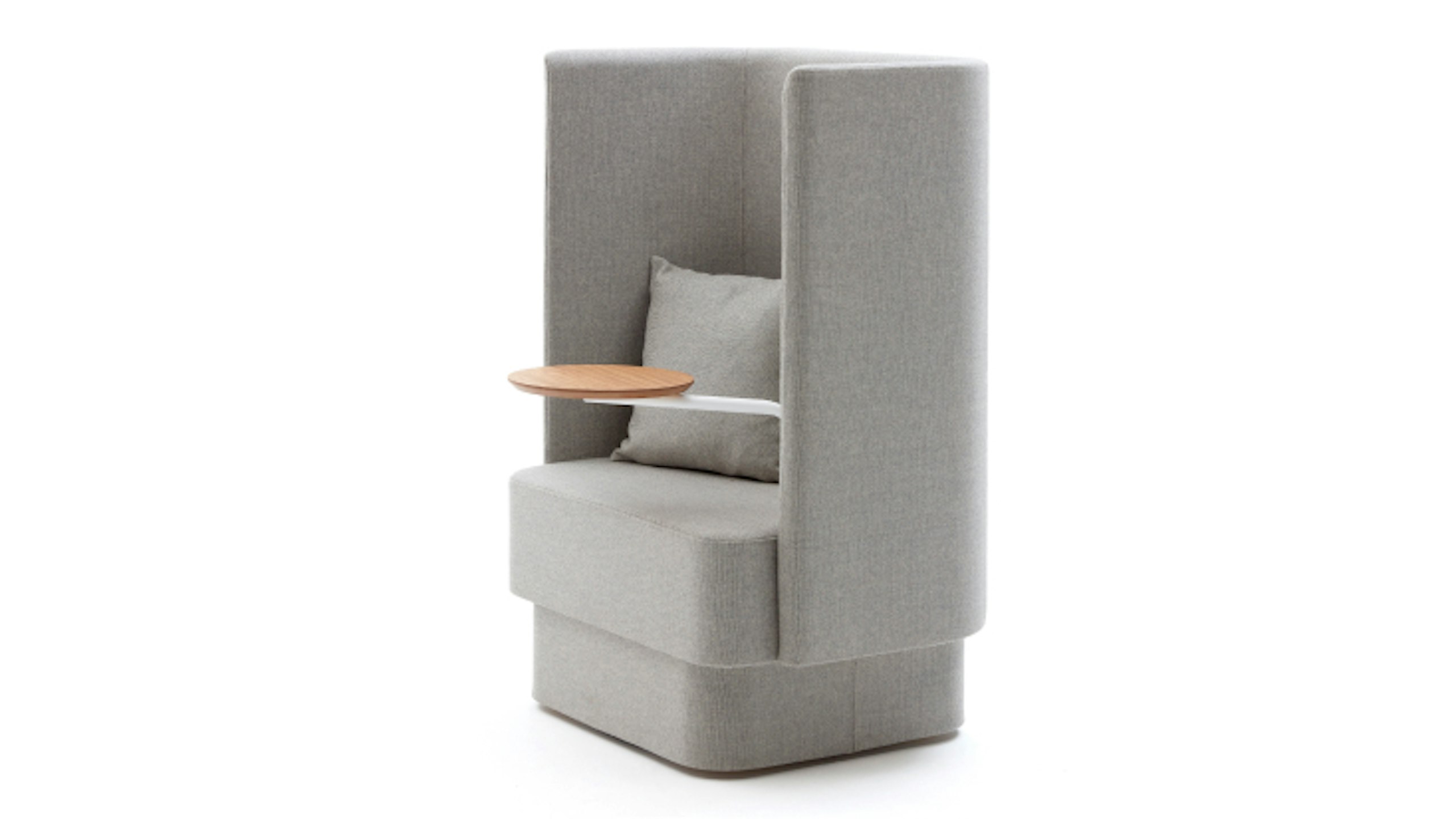 Grey Pullman Chair by Herman Miller.