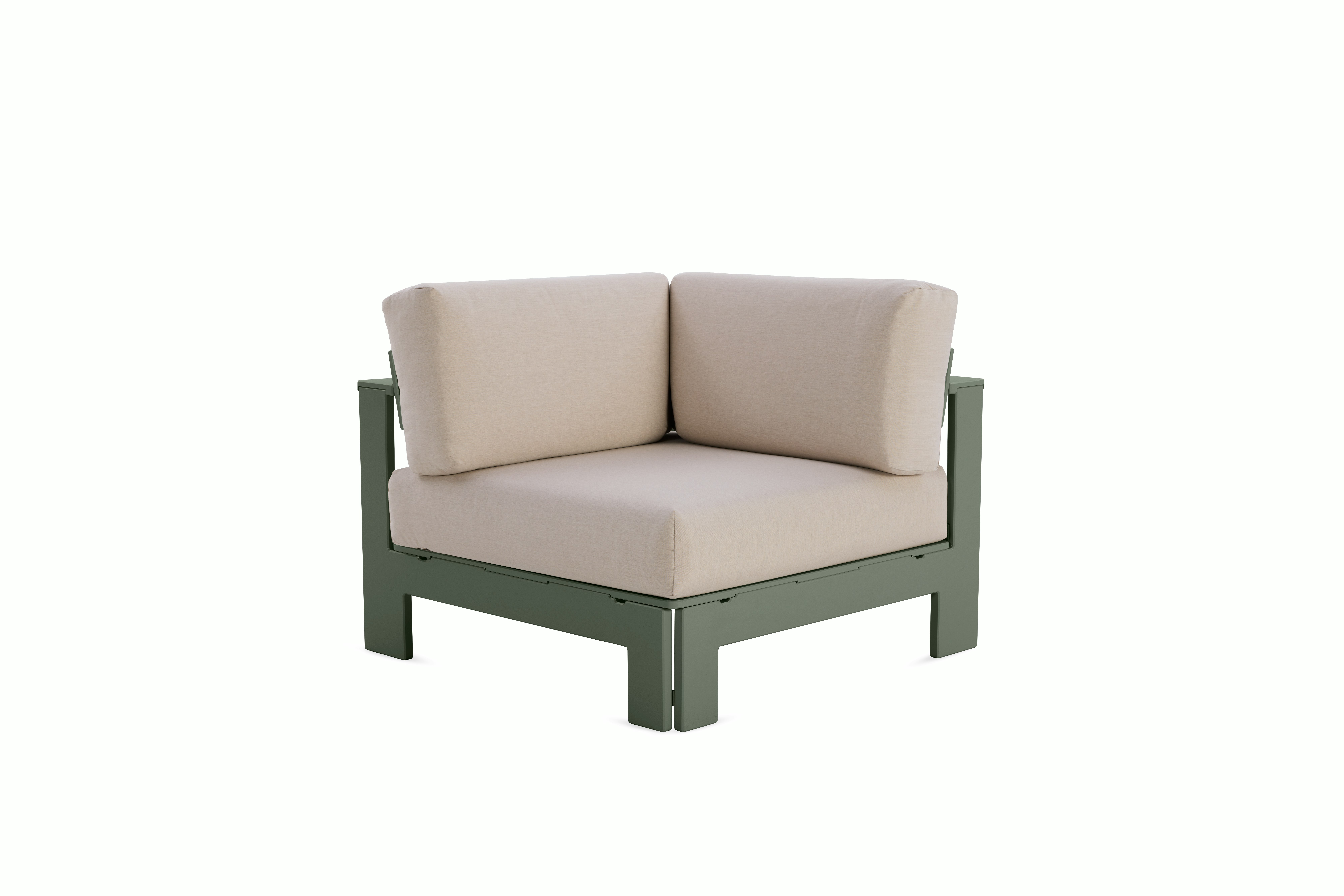Pepin Corner Module - sage,   flax
