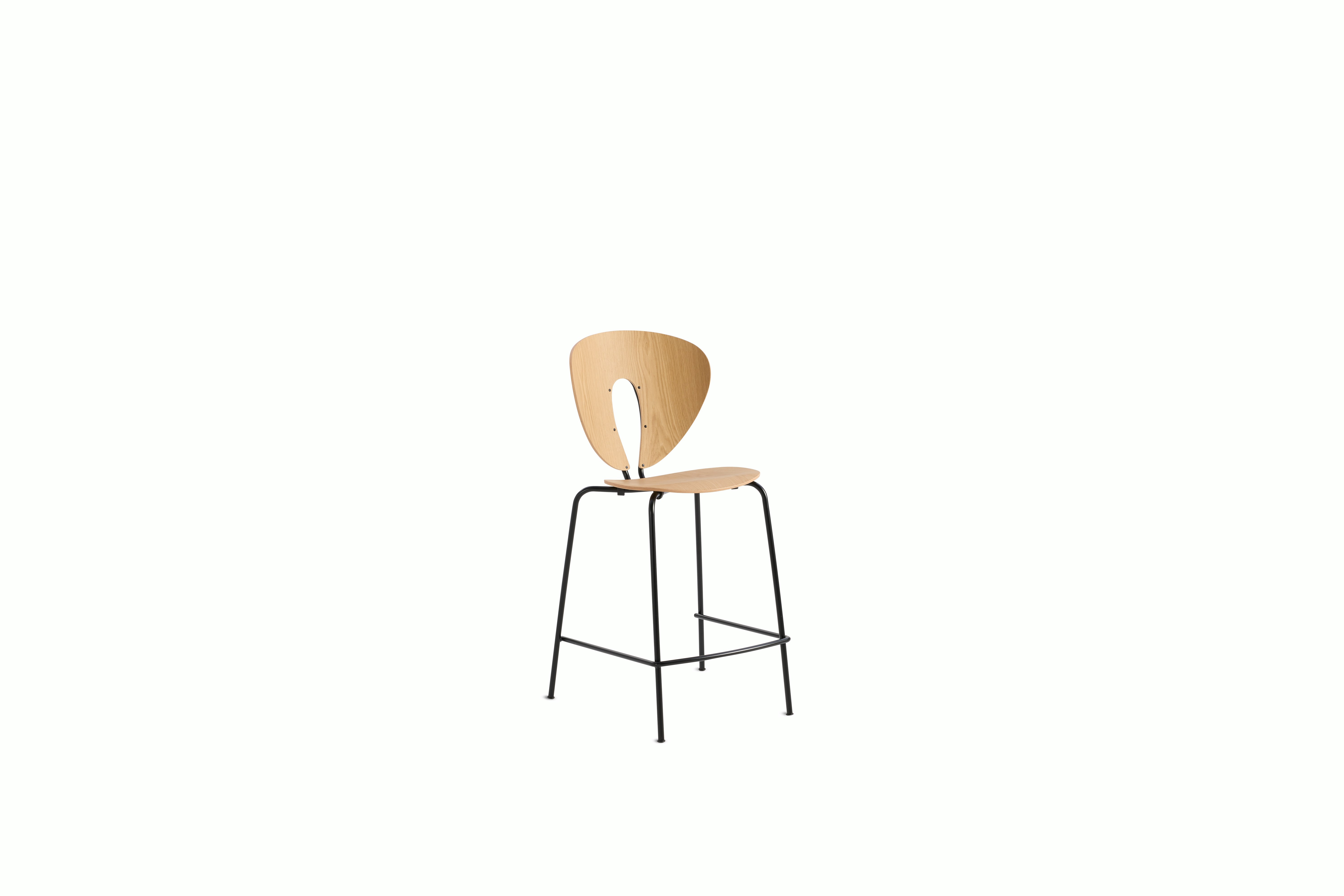 Globus Stool - Counter Height, Oak