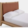 Noviembre Bed - oak,  cognac