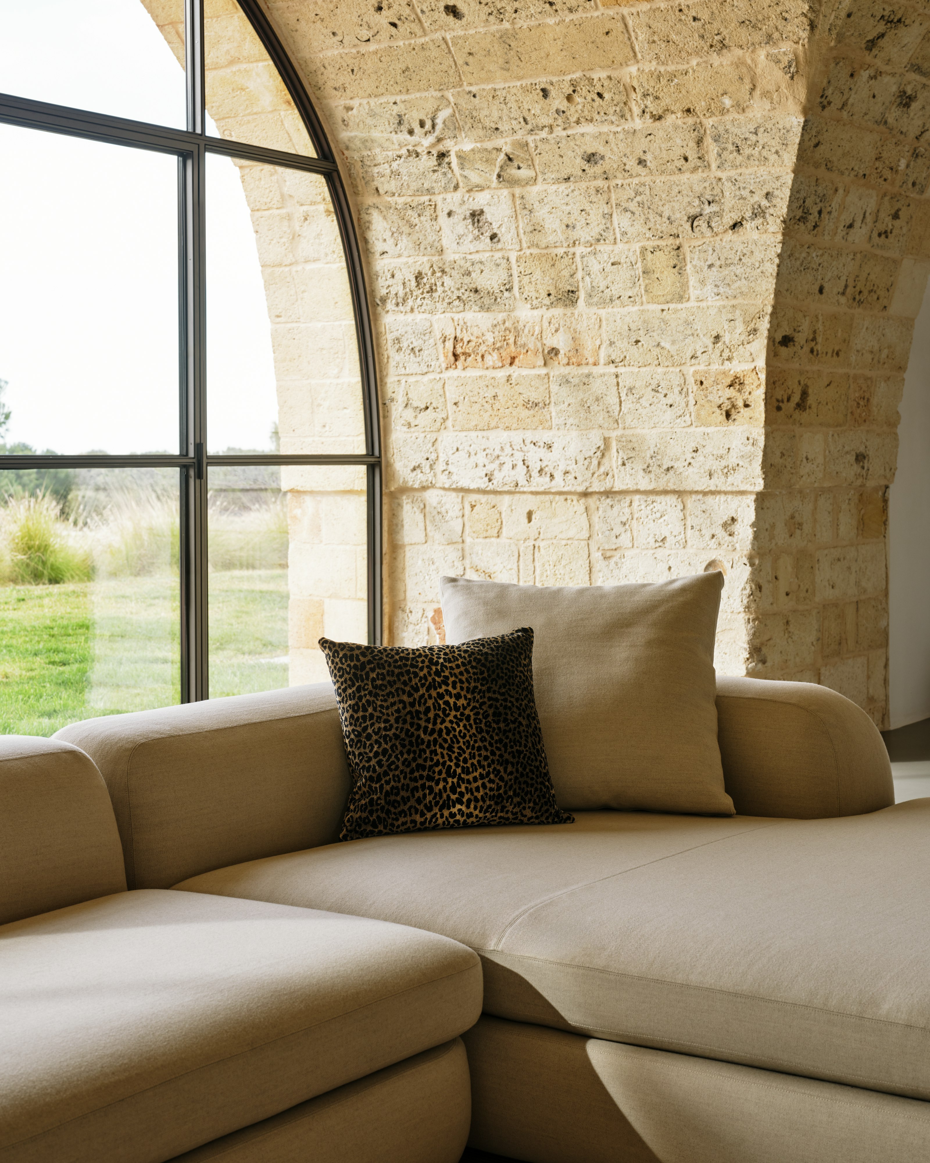 Clarence House Leopard Pillow