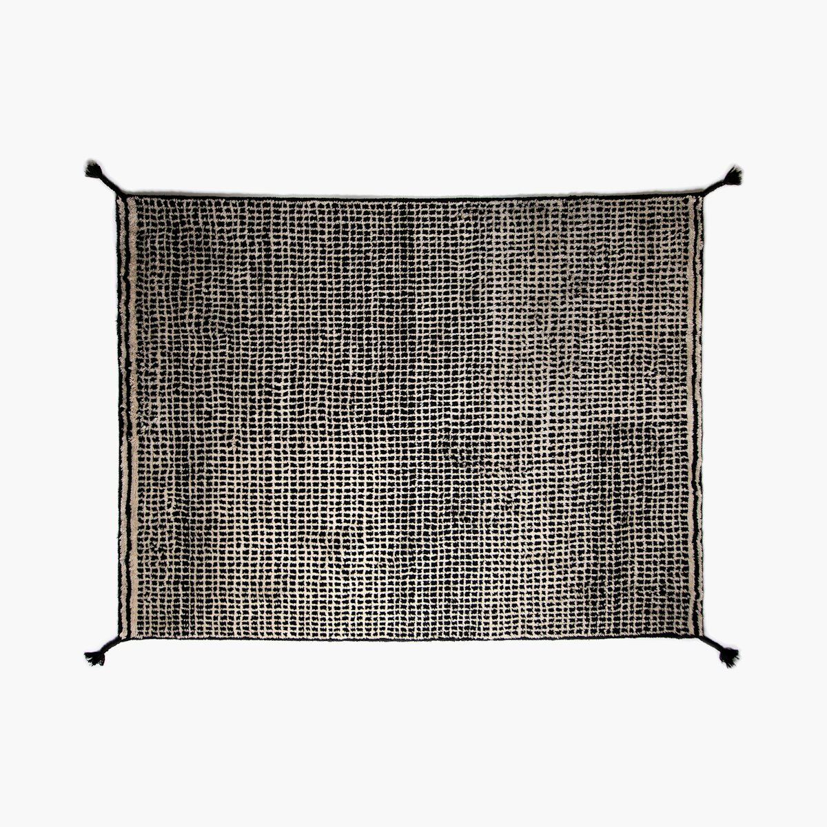Grid Handknotted Wool Rug Grid Handknotted Wool Rug