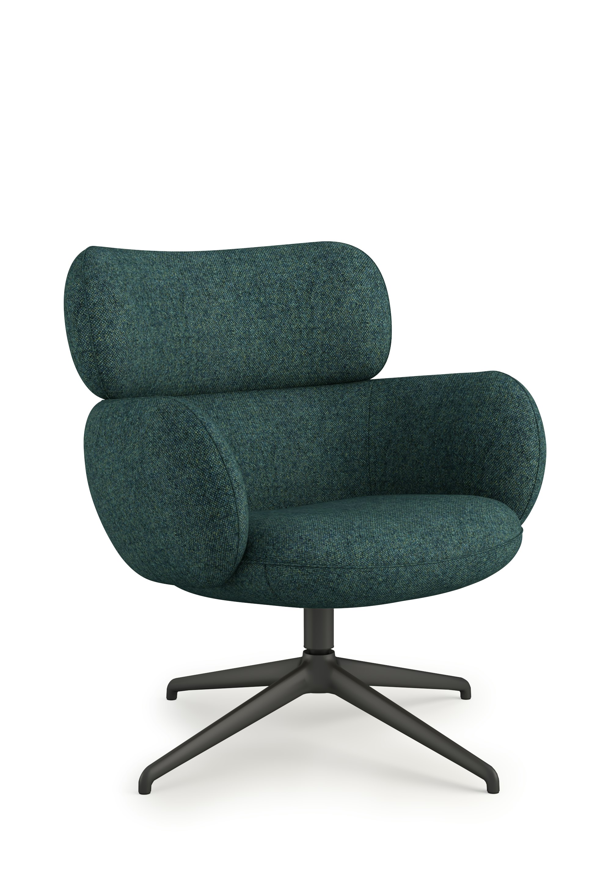 Blis Swivel Chair - Black, Beck, Appalachian