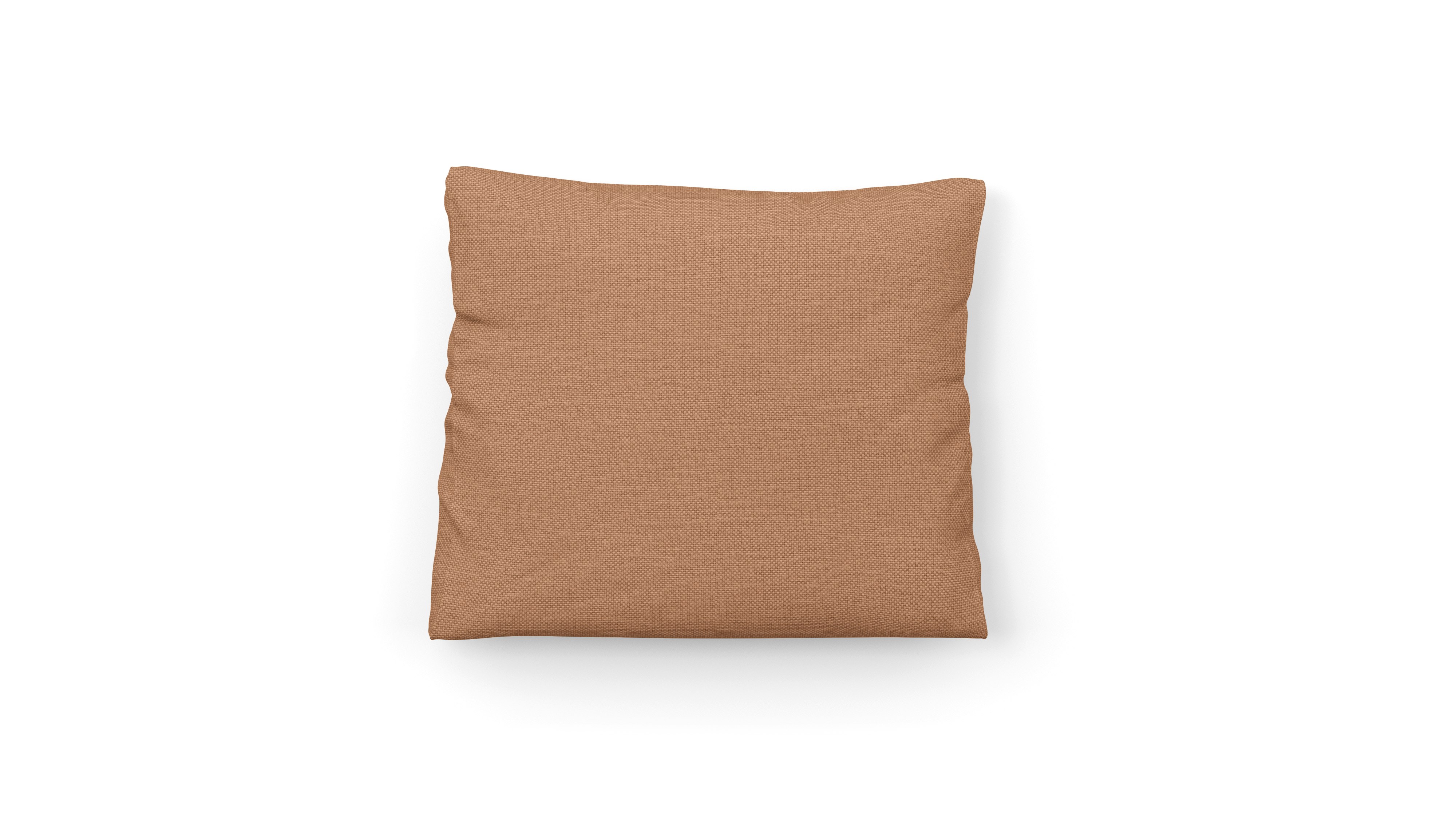 A Atlason Americano Throw Pillow in Camel viewed from the front.