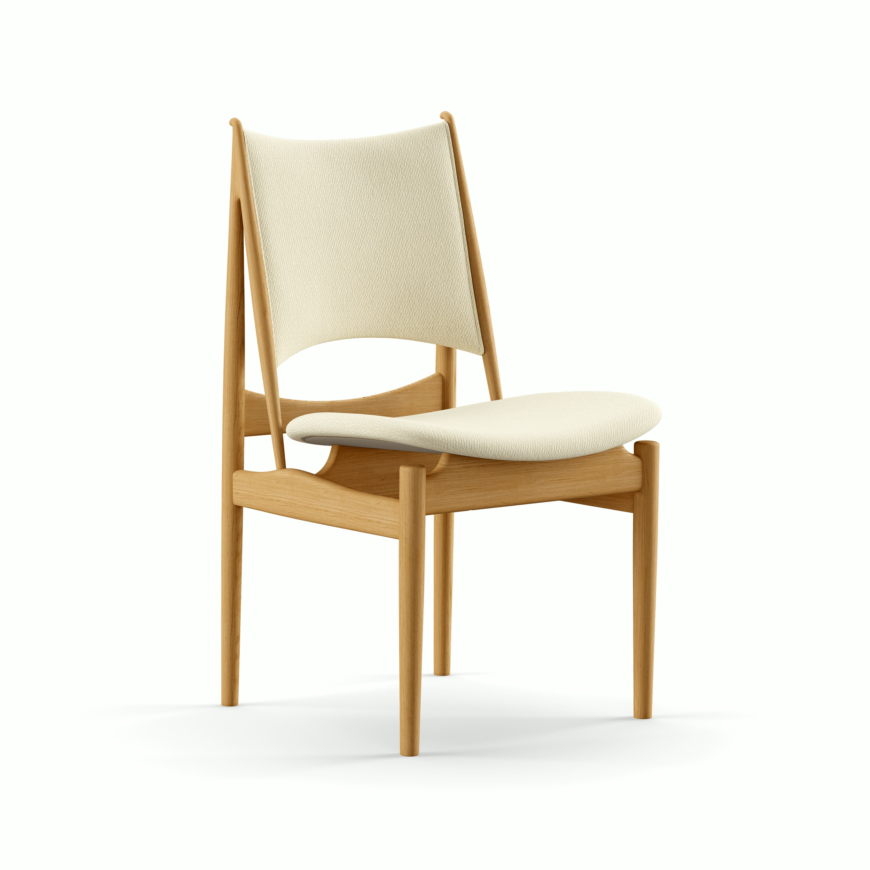 Egyptian Chair - Oiled Oak, Vidar, 1511 Almond