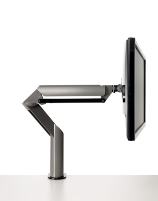 Knoll Medium Grey Sapper XYZ Monitor Arm