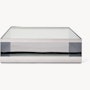 D Urso Occasional Tables - large,  stainless steel,  wired glass