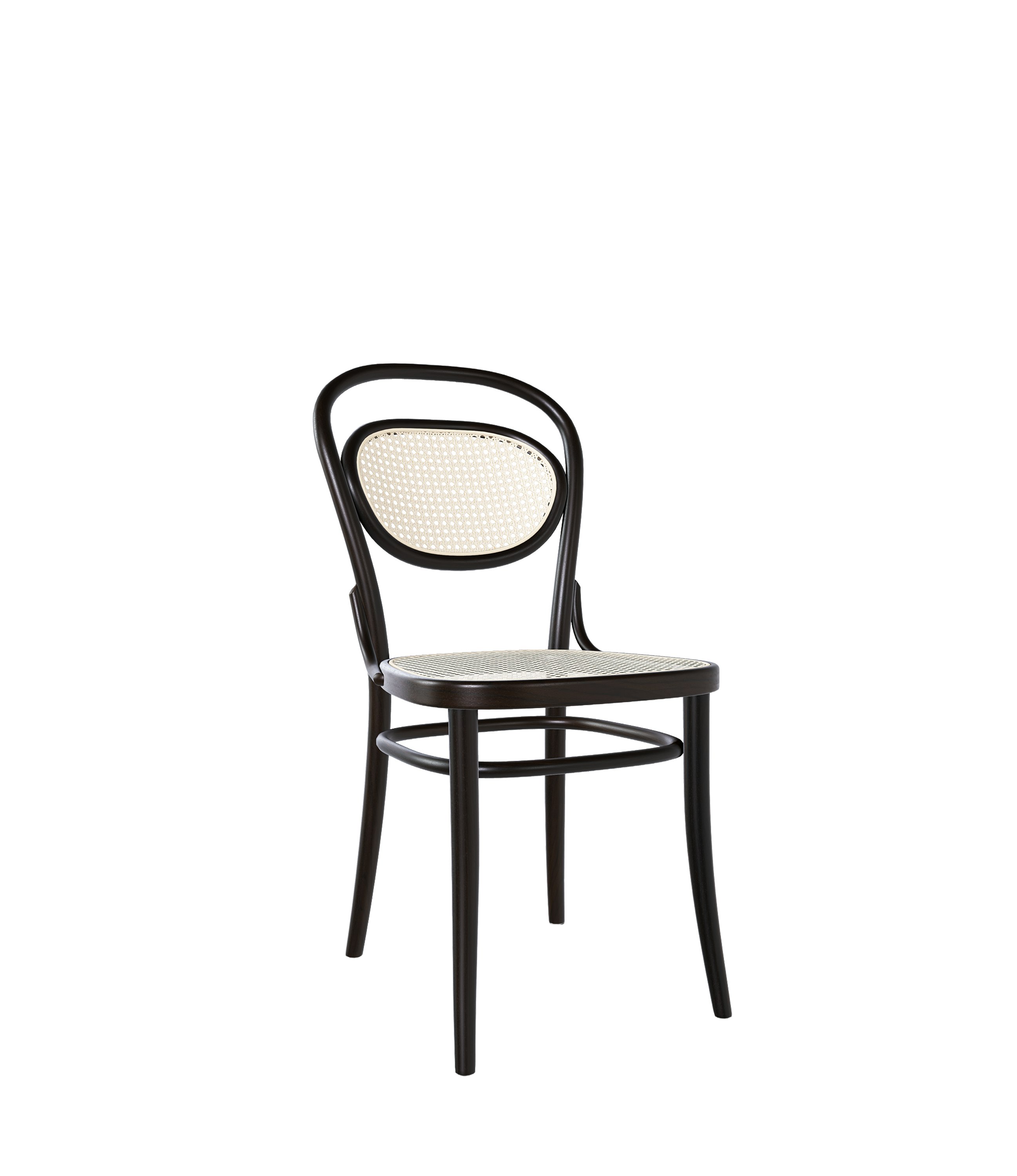 20 Side Chair - Coffee, Cane
