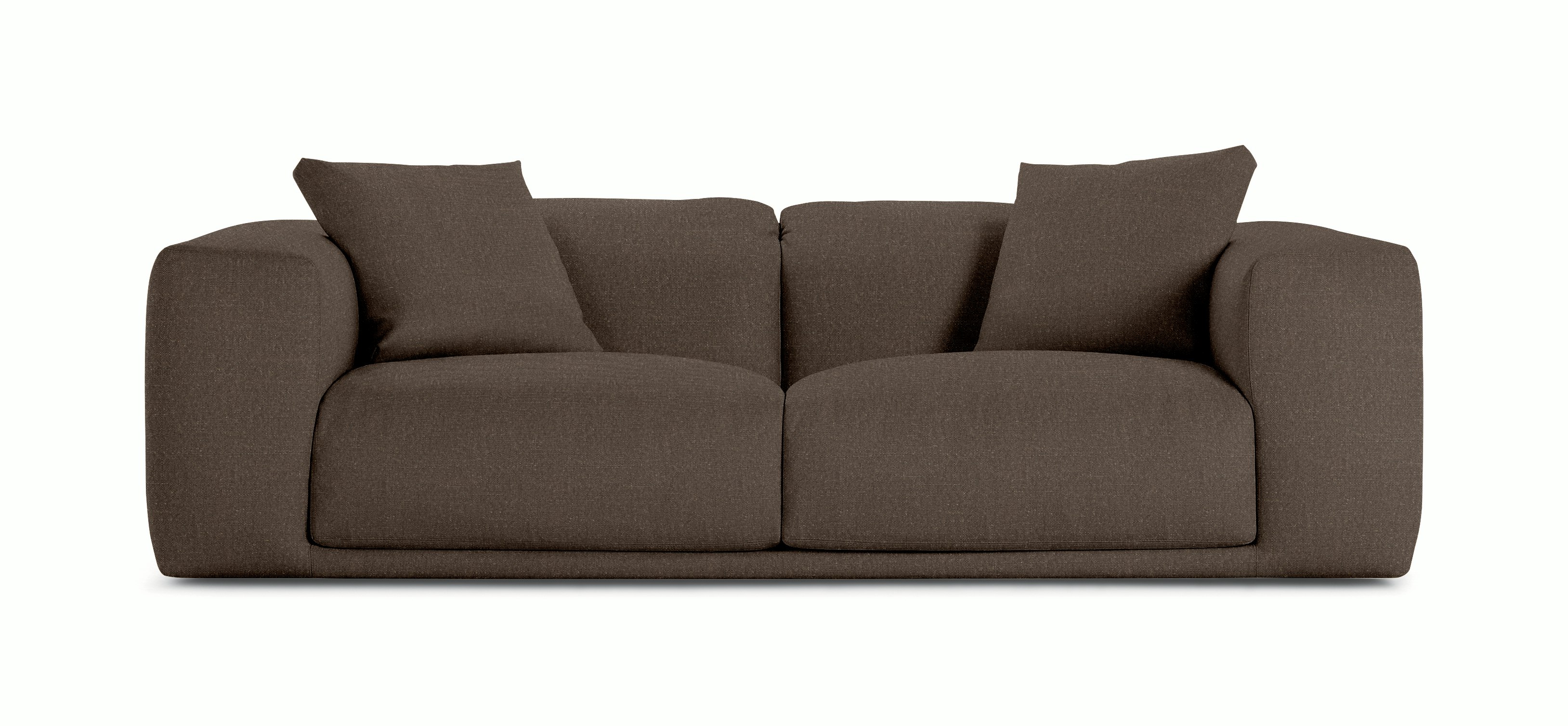 Kelston 95 Sofa - Album Linen,  Espresso