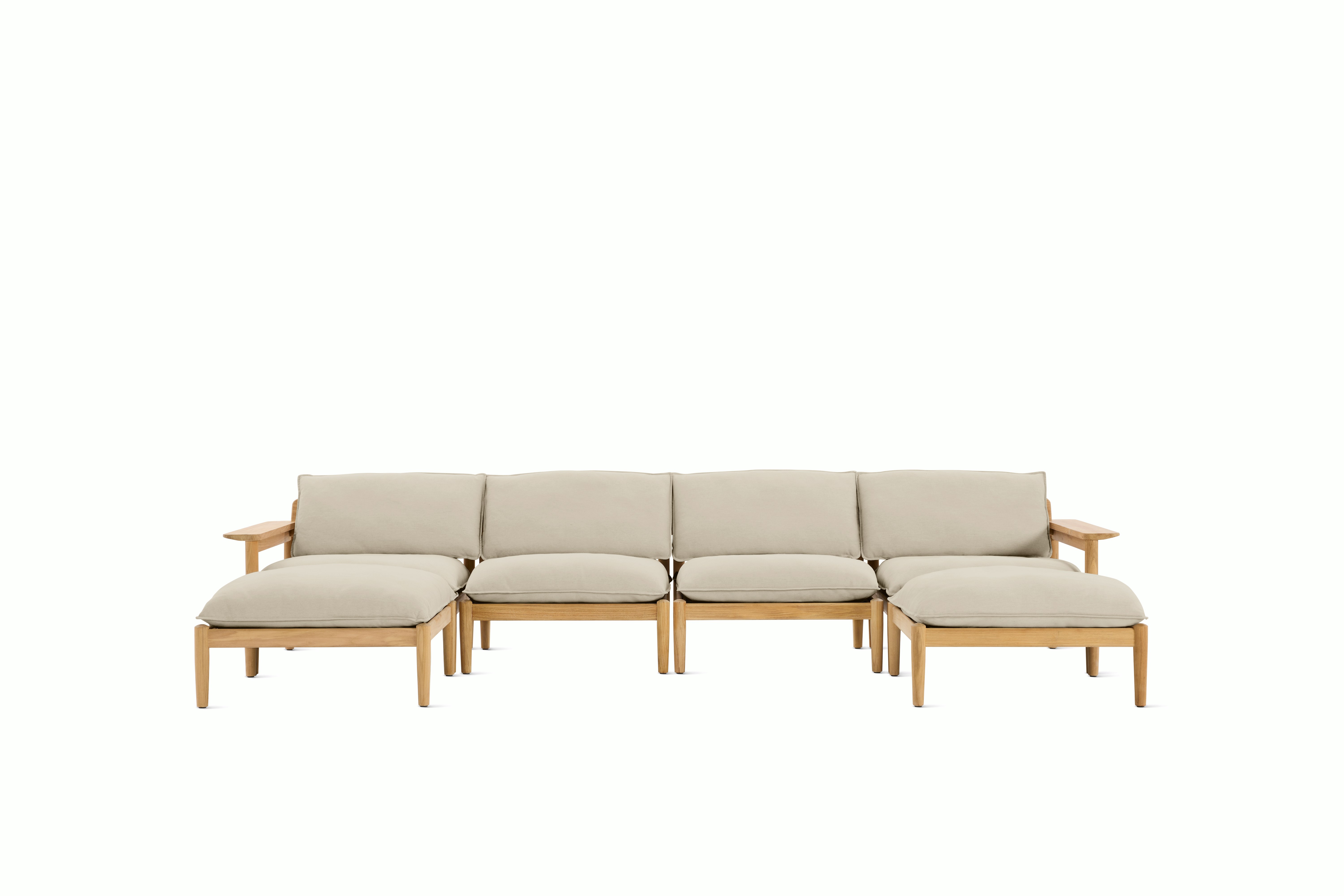 Terassi Double Chaise Sectional