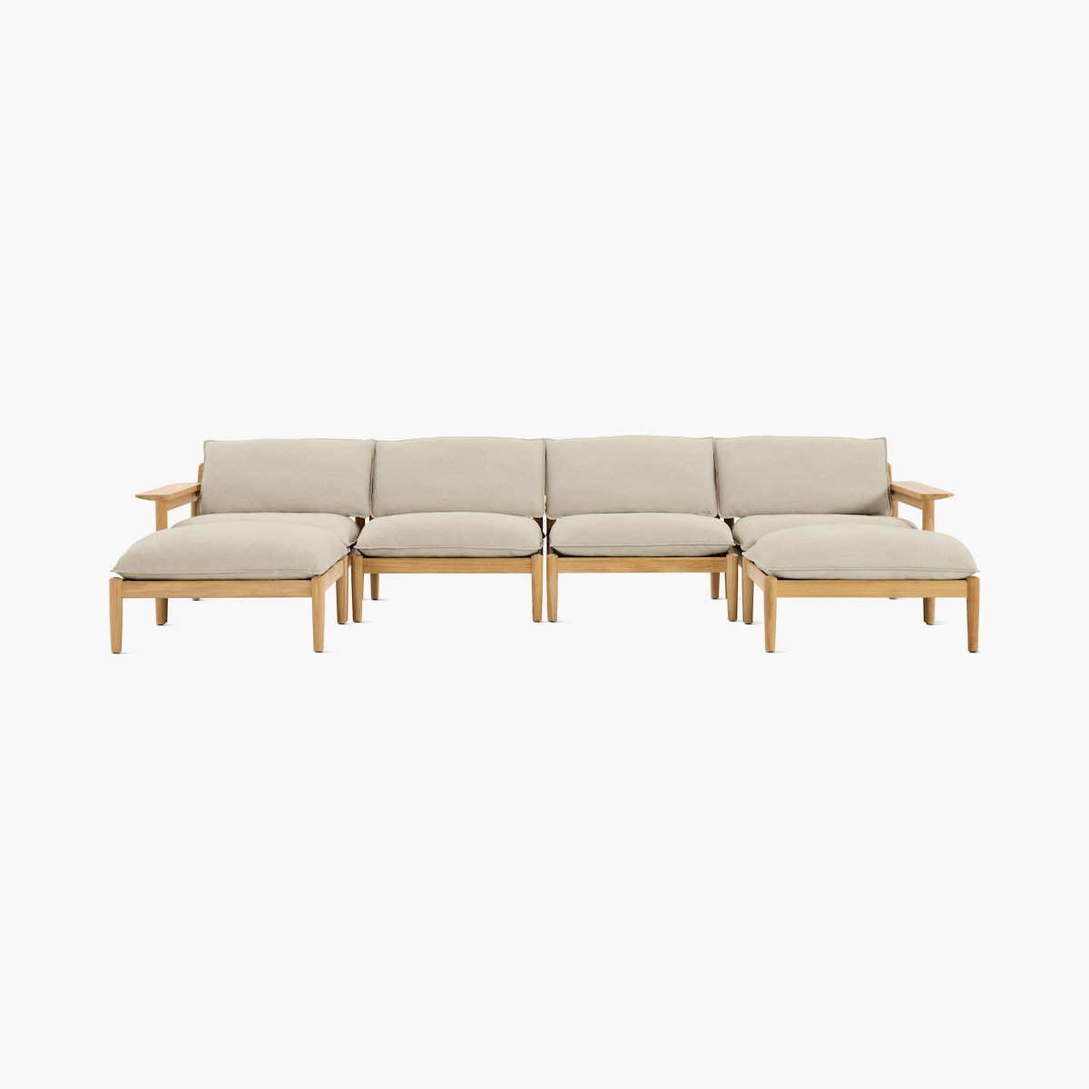 Terassi Double Chaise Sectional Terassi Double Chaise Sectional