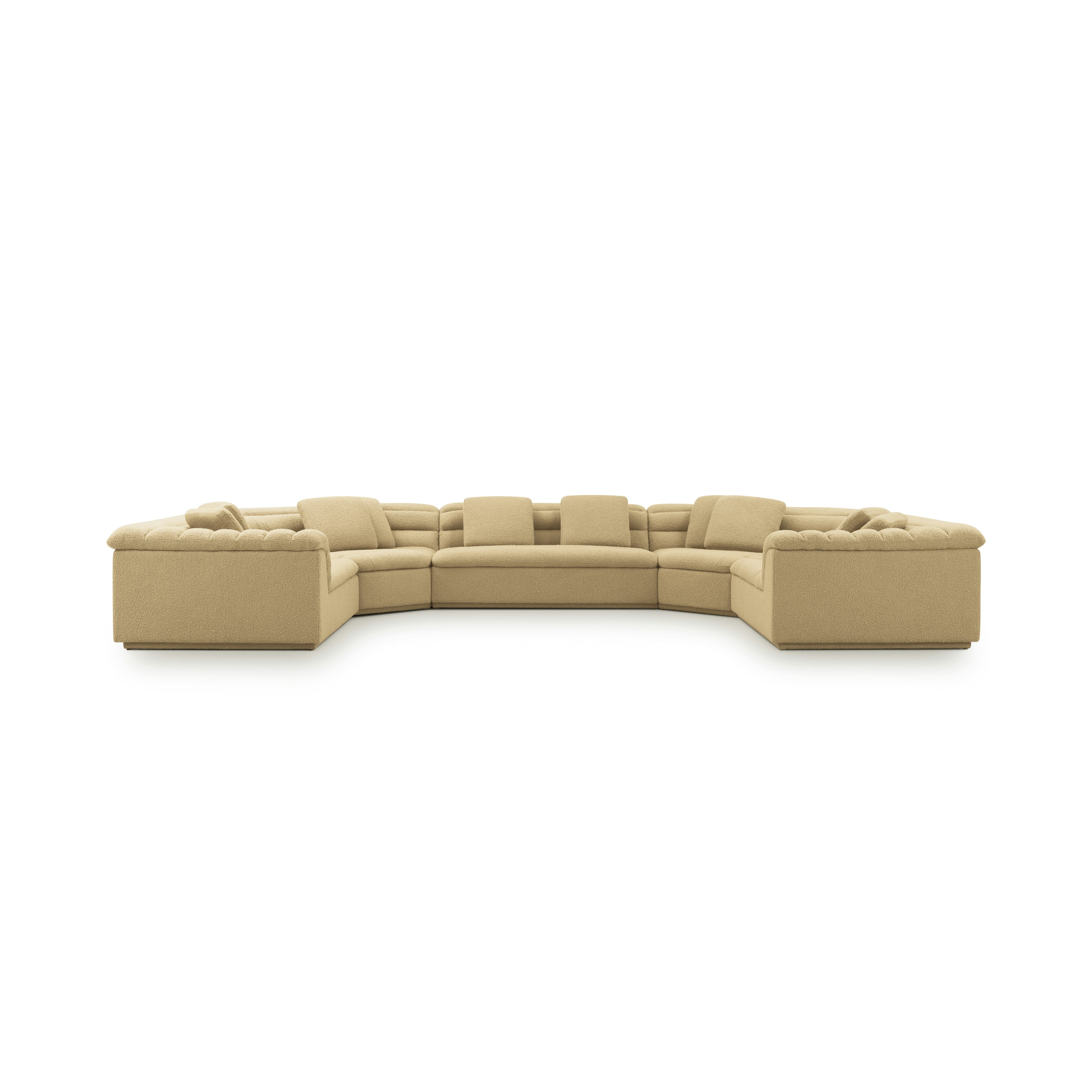 Float U Sectional - Airlie, Camel