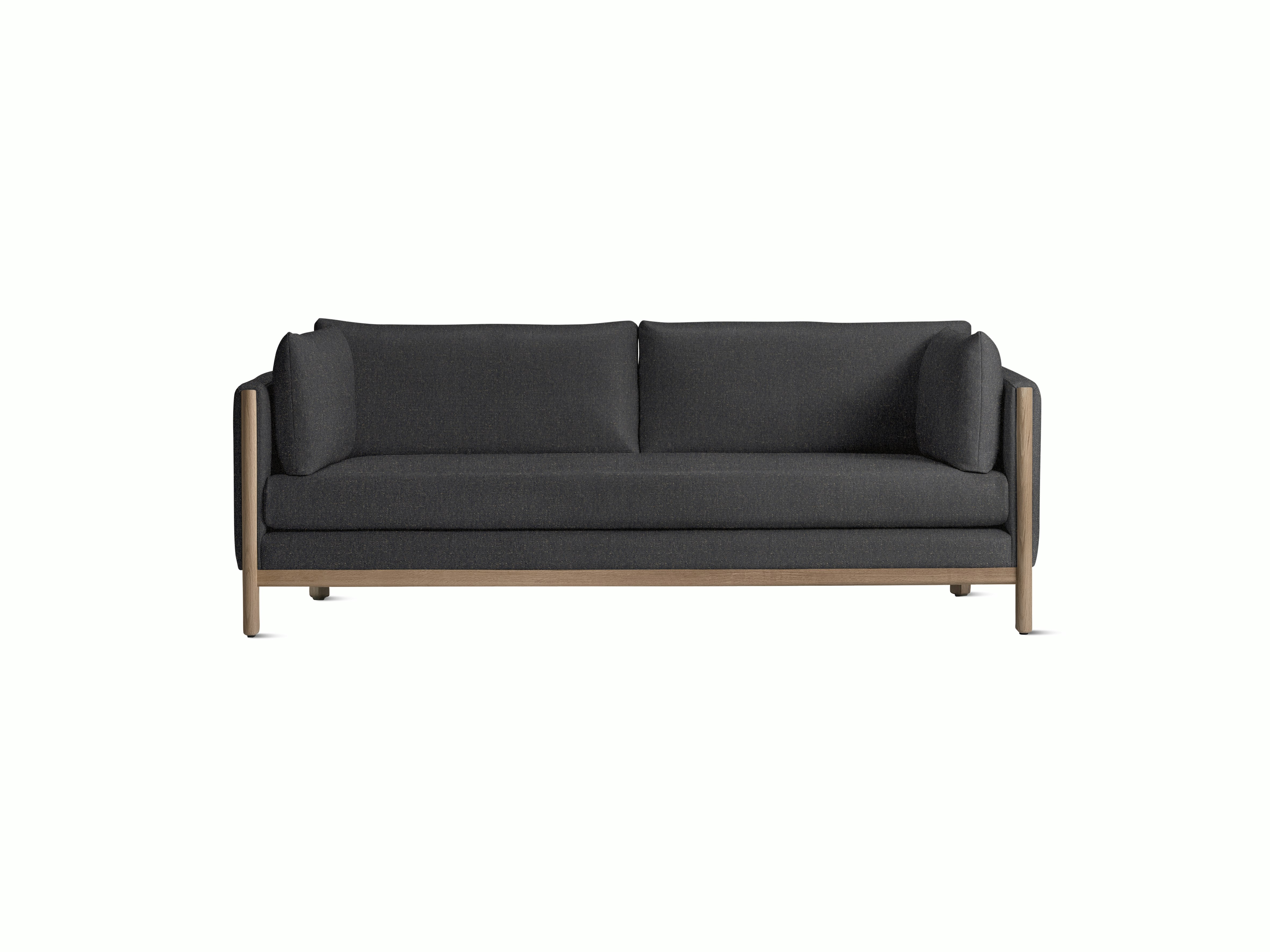 Emmy 80 Sofa - Album Linen, Millennium, Oak Base