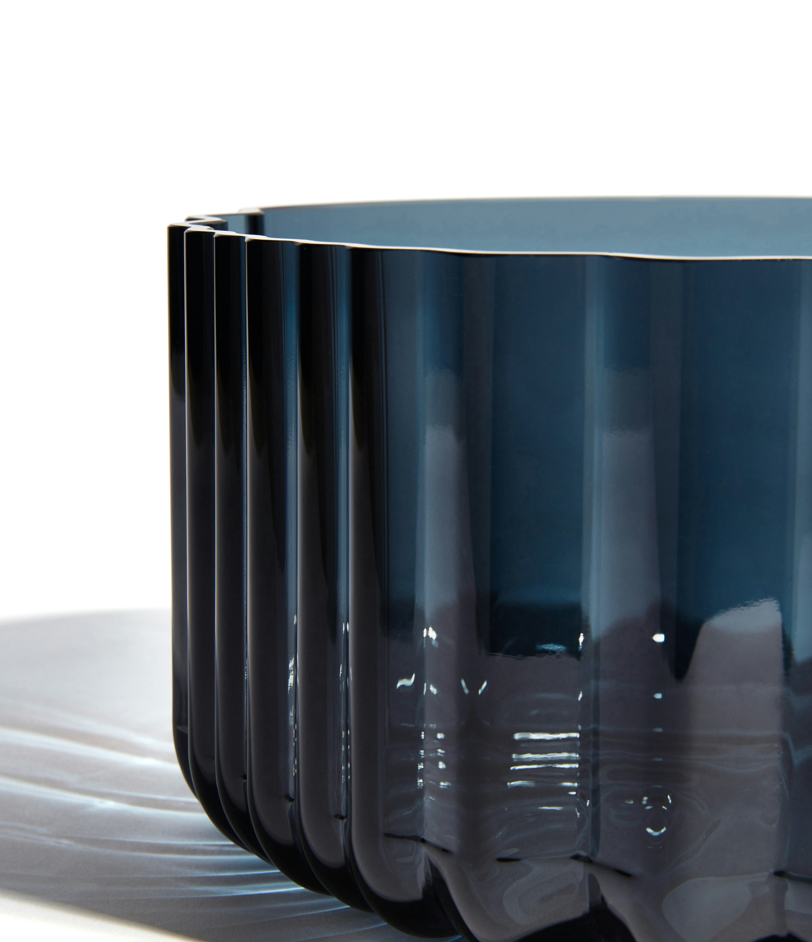 A detailed look at Pulse Bowl in Dark Blue.