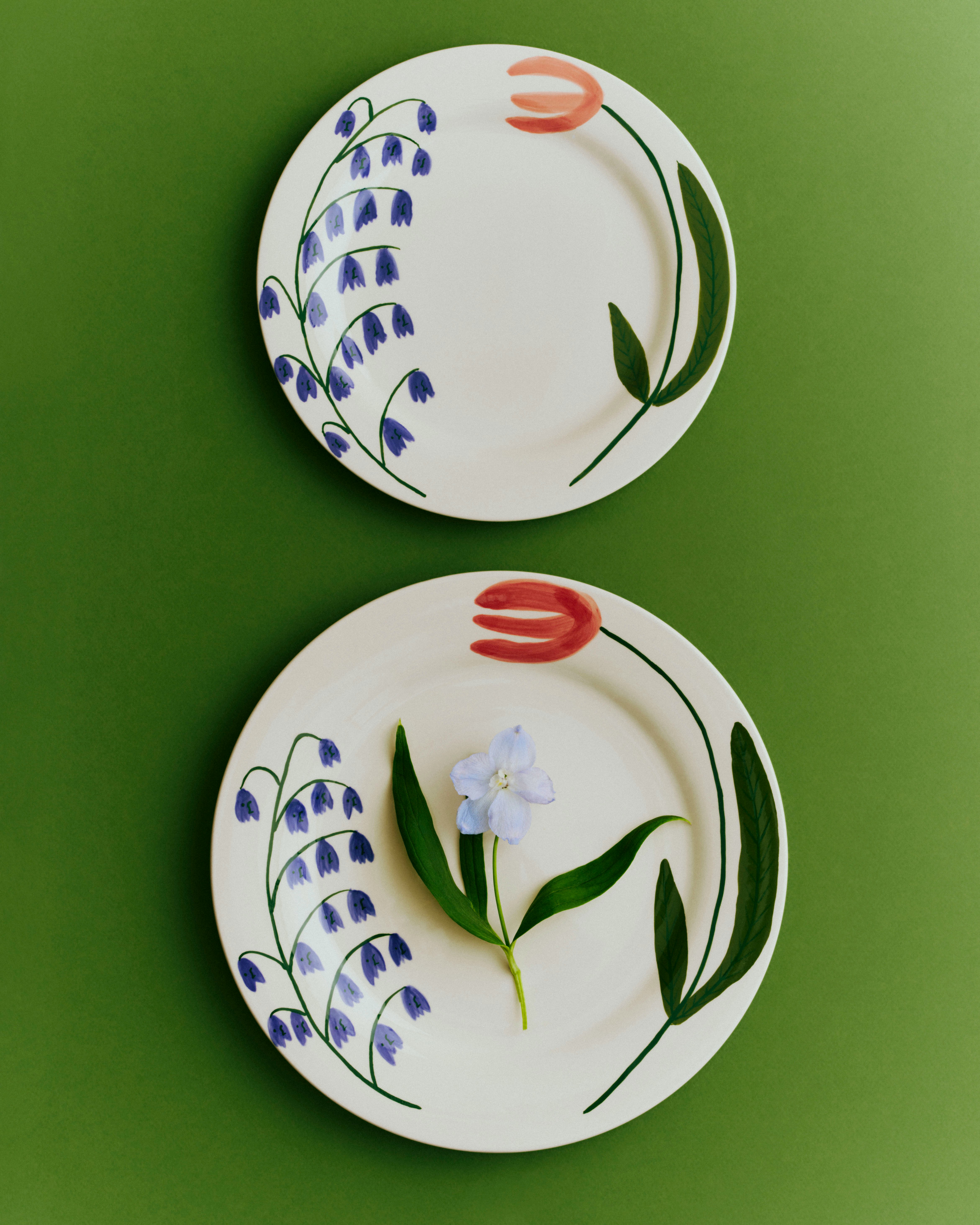 Wild Flower Salad Plate