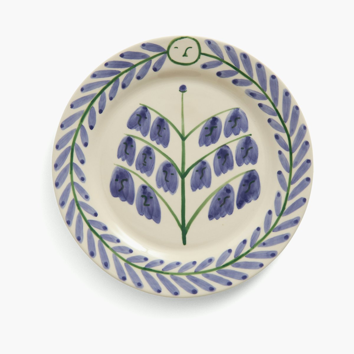 Bluebells Salad Plate Bluebells Salad Plate