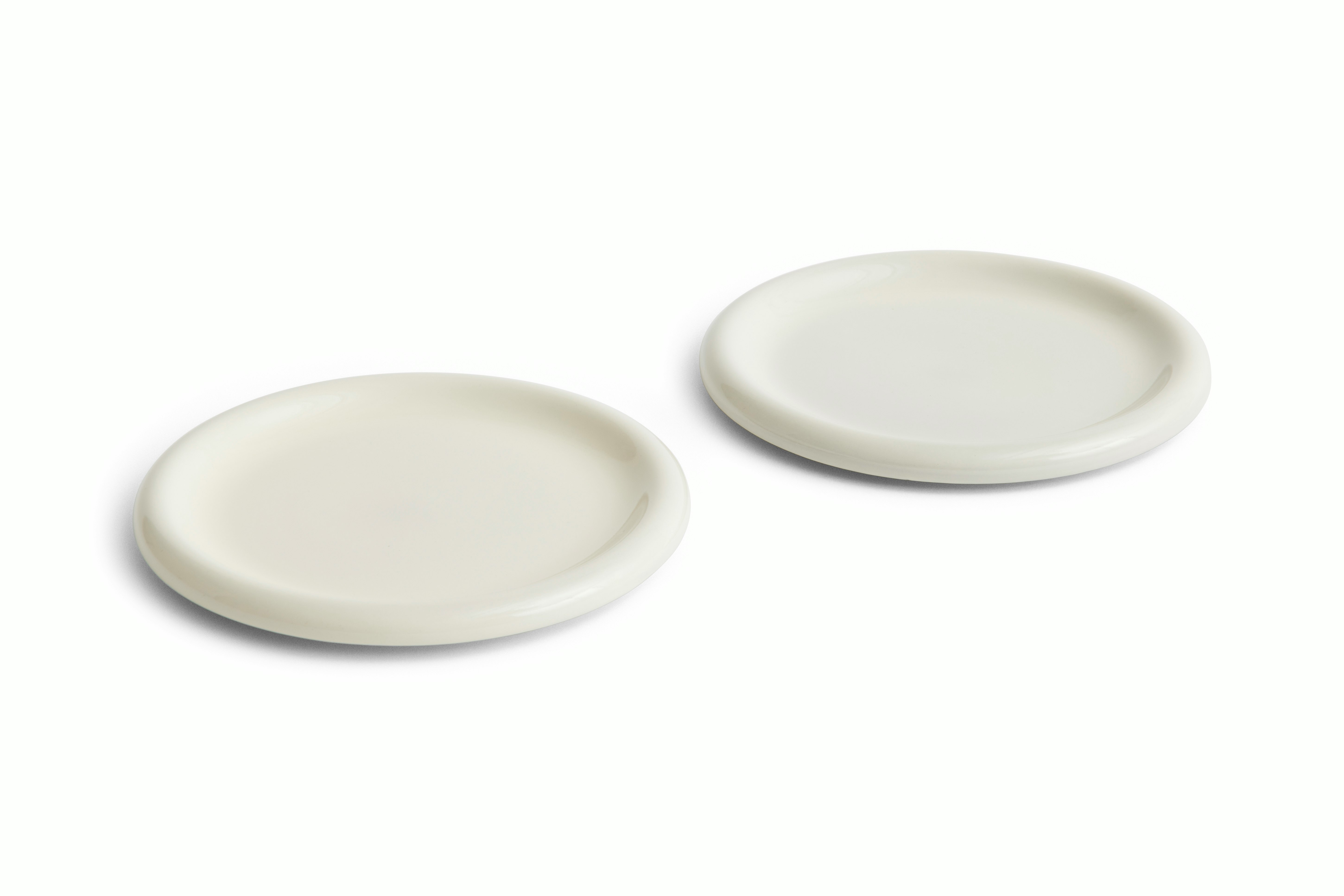 Barro Plate - Set of 2 - Medium Off White