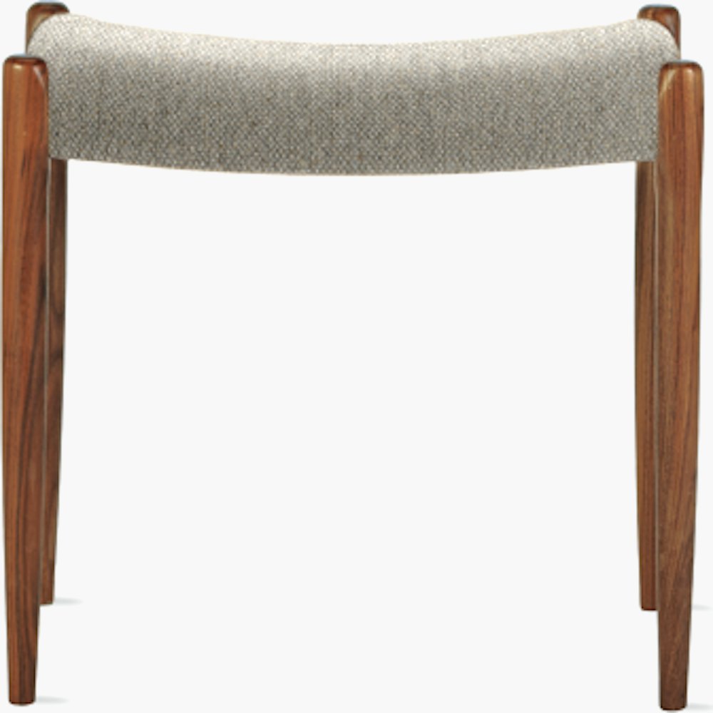 Moller 80A Stool - Walnut,  Album Linen,  Wisp