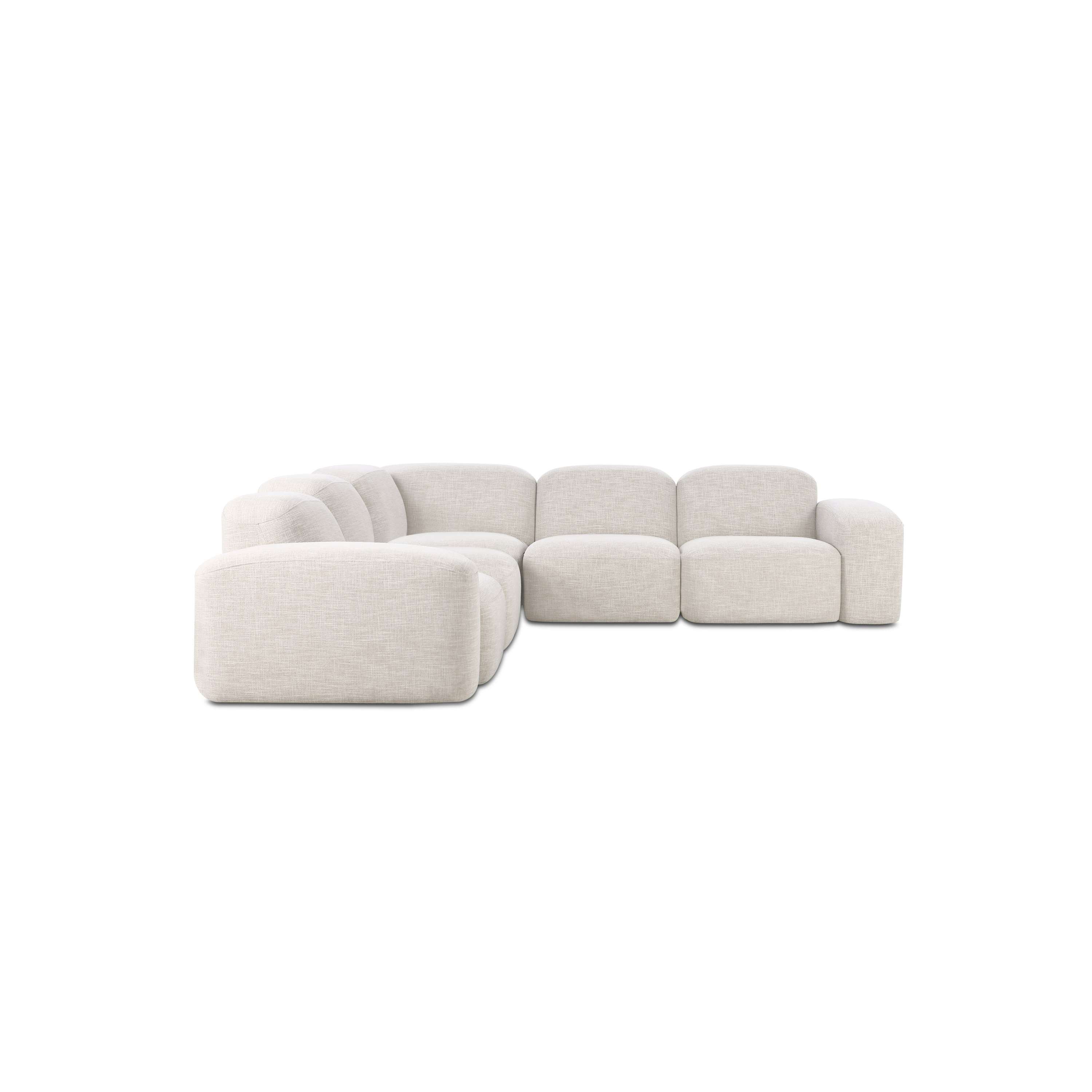 Muse Five Seat Corner Sectional - Byron, Oyster