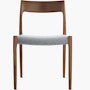 Møller Model 77 Side Chair Møller Model 77 Side Chair, Upholstered Seat