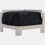 Pepin Outdoor Corner Seat Cover - black