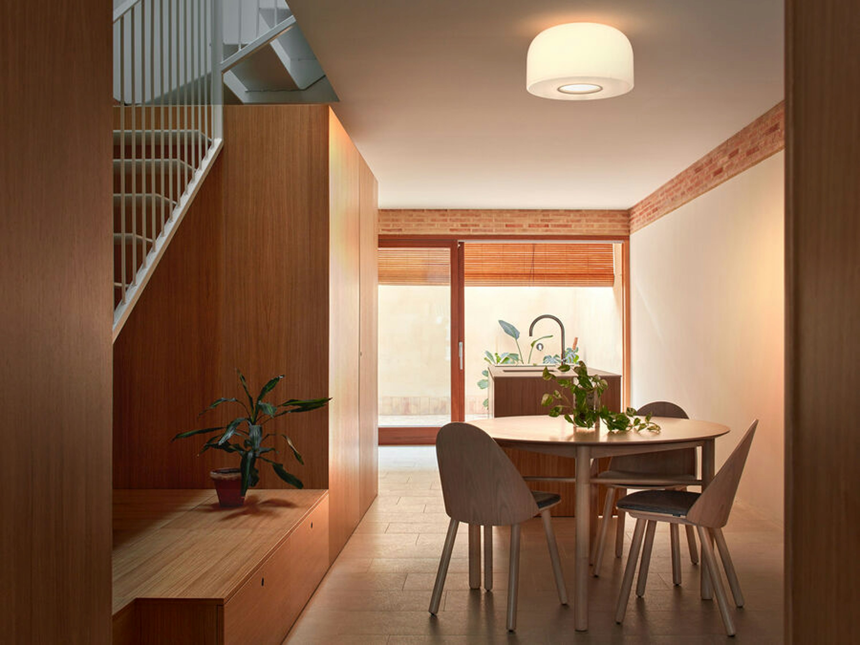 Bellhop Glass Ceiling Light