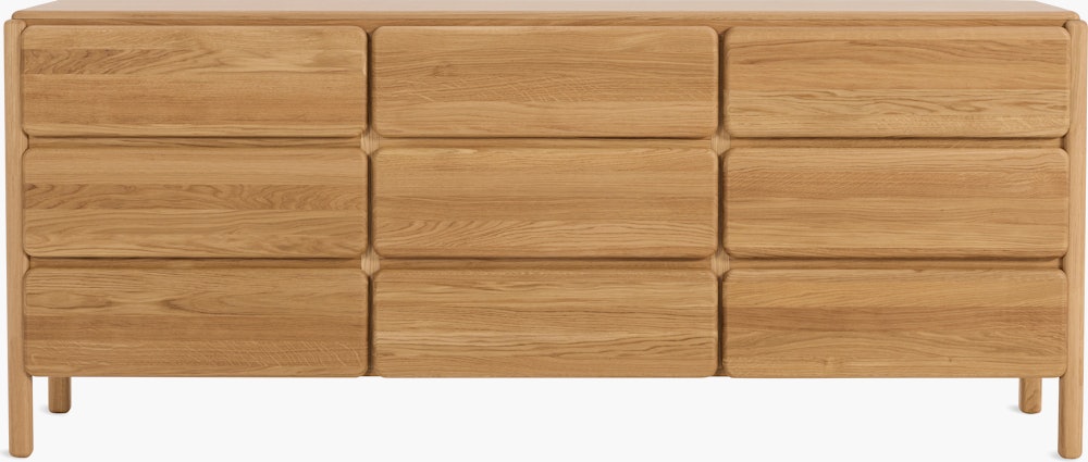 Sumu Dresser - Oak 9 Drawer Dresser