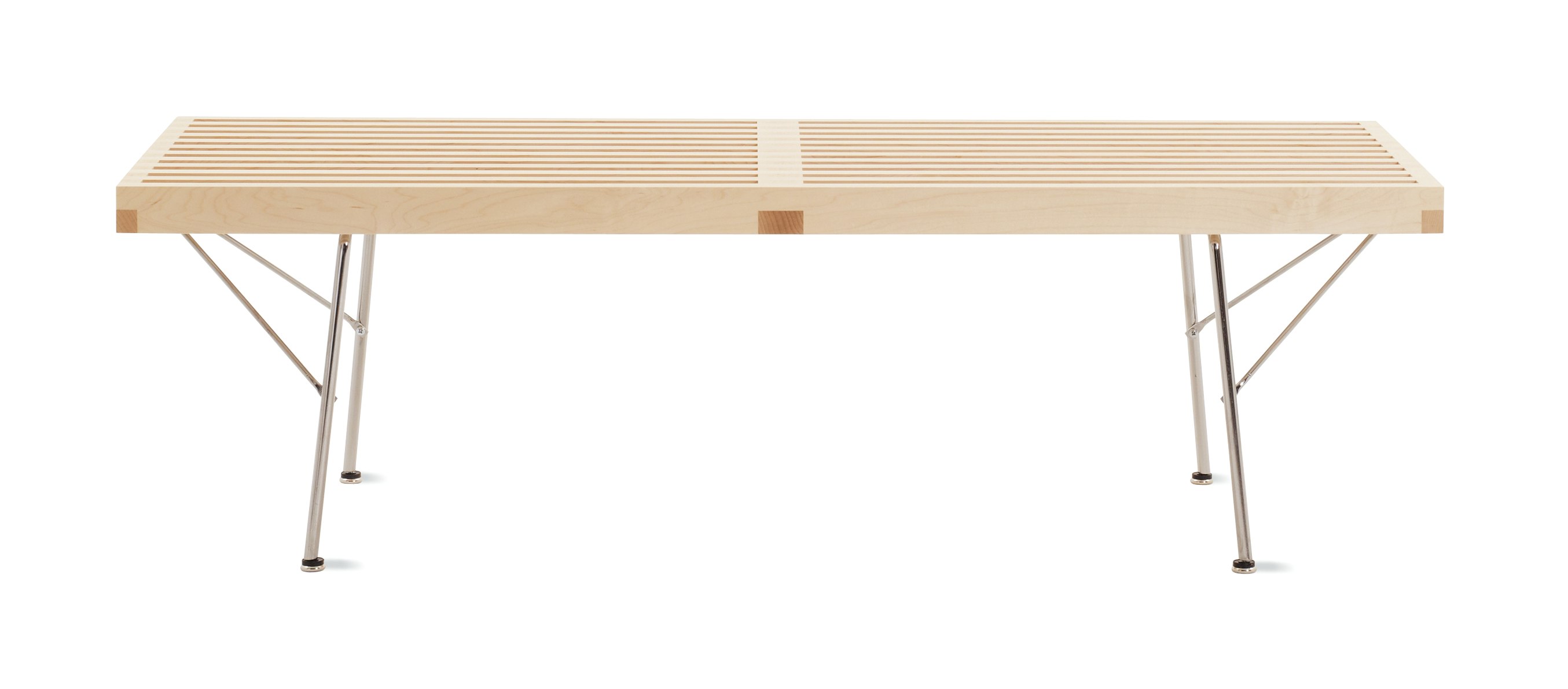 Nelson Platform Bench, Metal Base