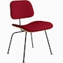 Eames Molded Plywood Dining Chair Metal Base (DCM) Eames Molded Plywood Dining Chair Metal Base (DCM), Upholstered