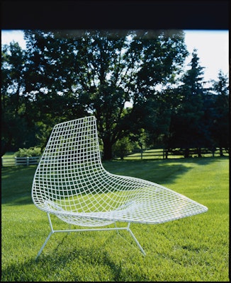 Bertoia Asymmetric Chaise