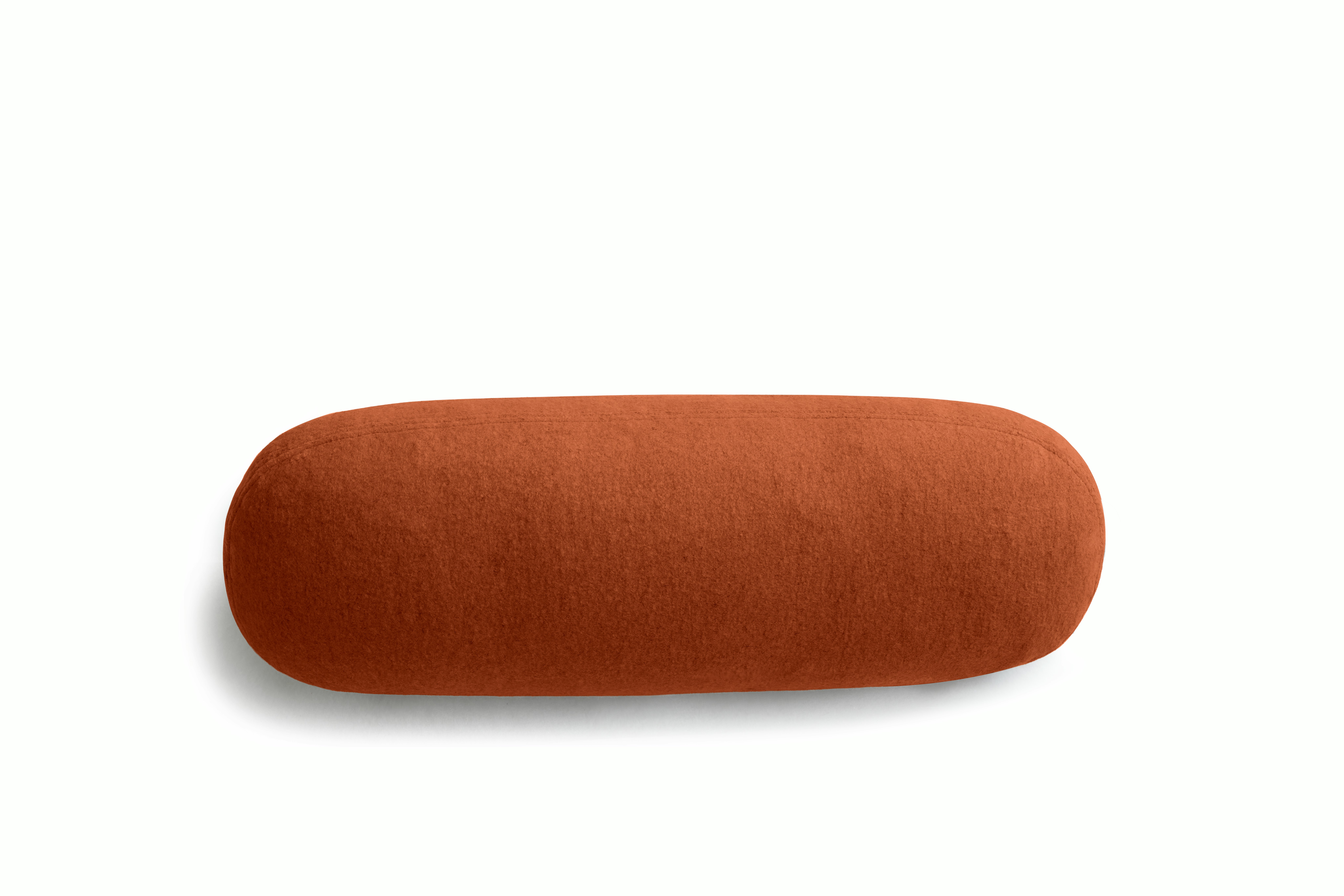 A Biboni Lumbar Pillow in nan viewed from an angle.